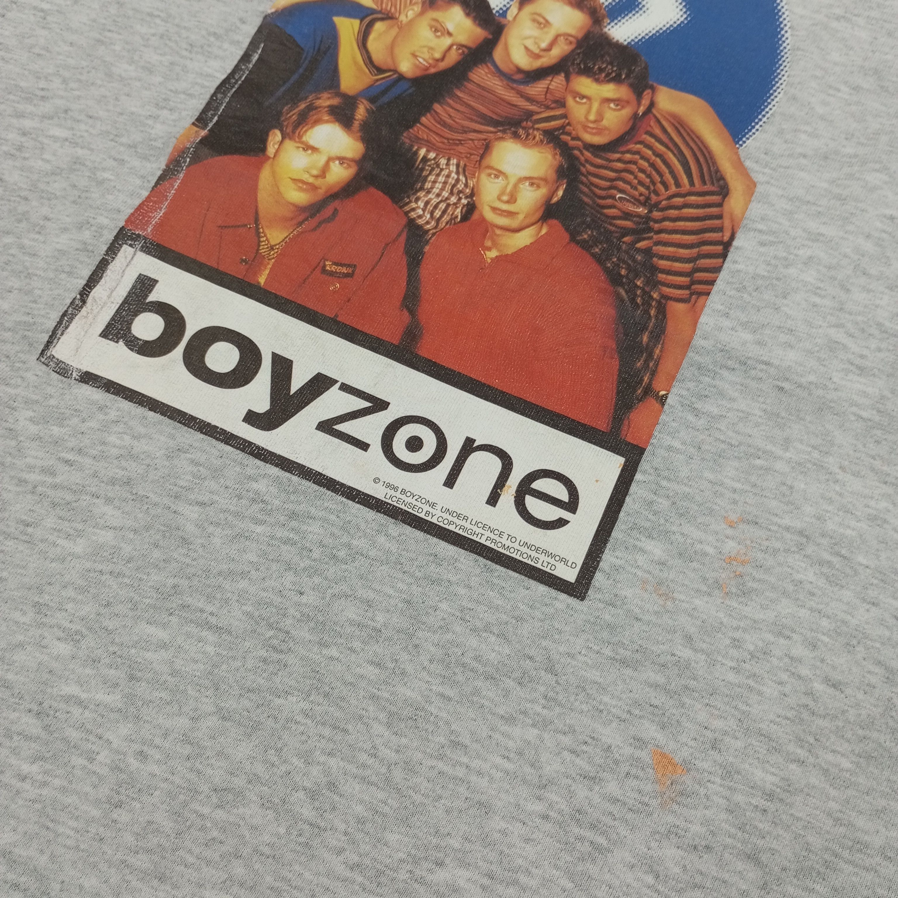 Band Tees × Vintage Boyzone Boys Band Phototees Style Vintage Tshirt Size US S / EU 44-46 / 1 - 6 Thumbnail