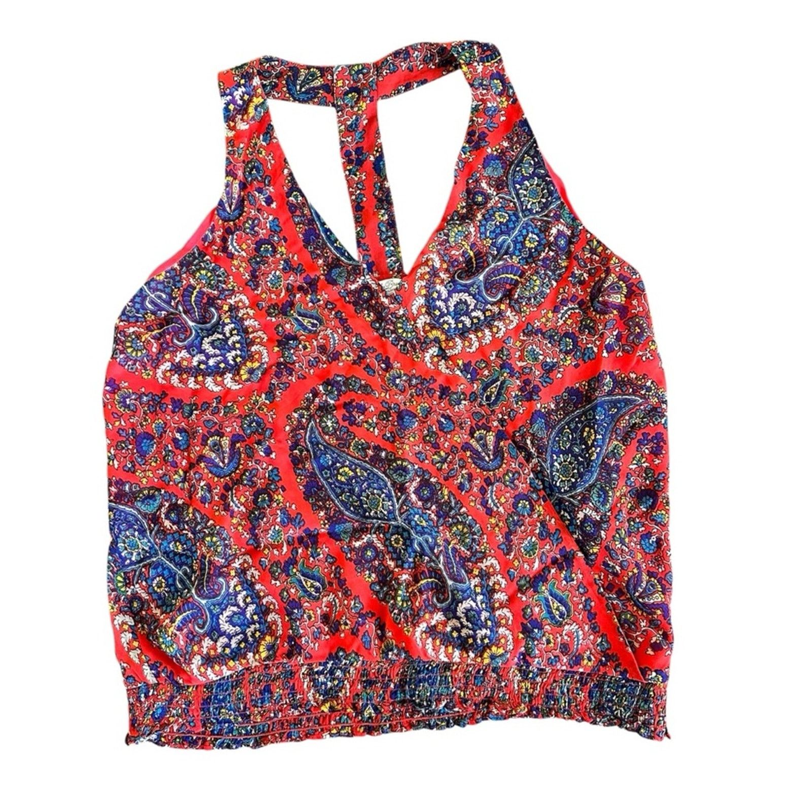 Lucky Brand Lucky Brand Paisley Racerback Top - Size M Size M / US 6-8 / IT 42-44 - 1 Thumbnail