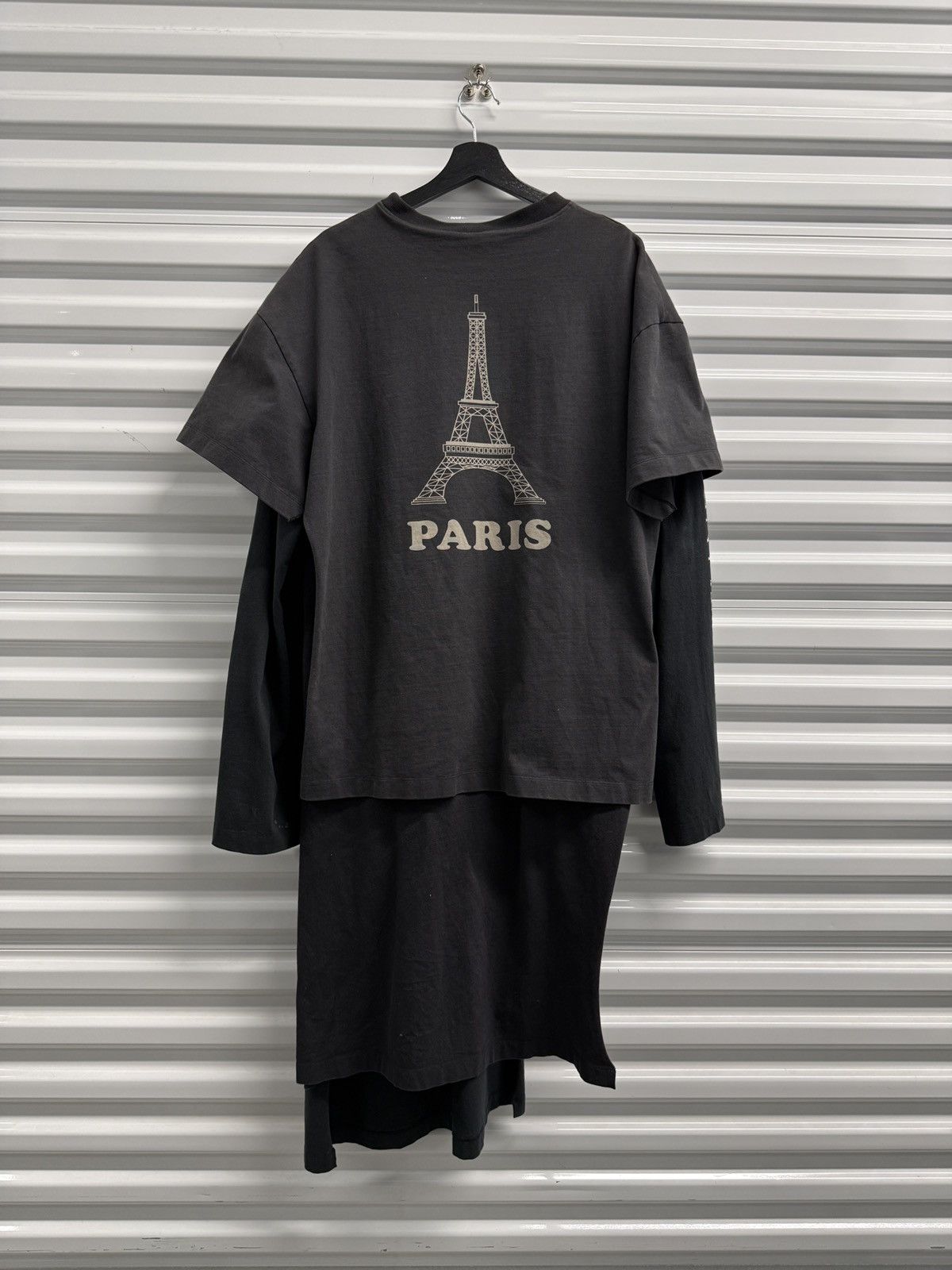 Vetements Vetements Layered Tourist Long-Sleeve T-Shirt Dress Size US M / EU 48-50 / 2 - 2 Thumbnail