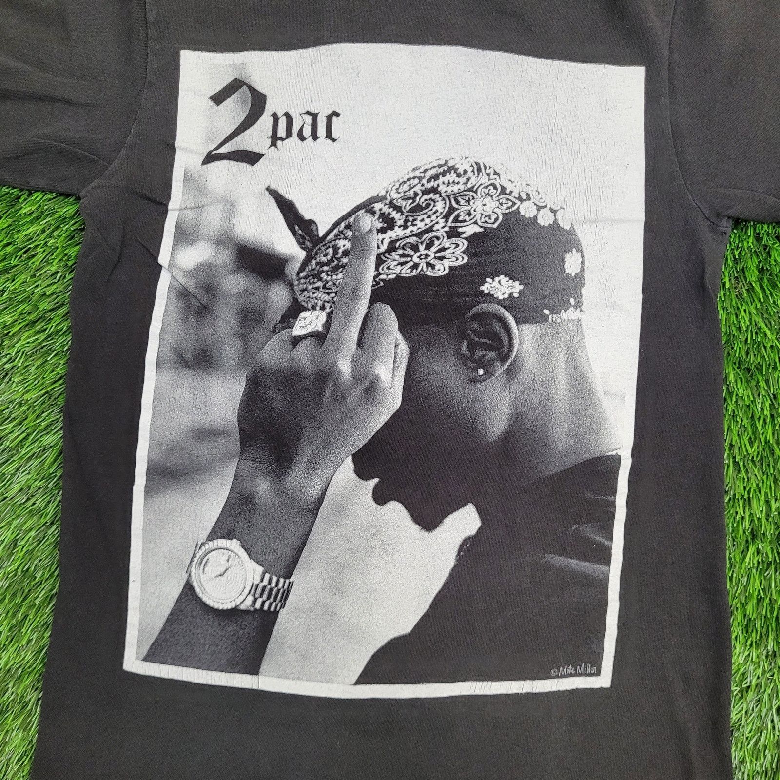 Other 2PAC Tupac-Shakur Shirt Womens Small 17x25 Middle-Finger Size S / US 4 / IT 40 - 12 Thumbnail