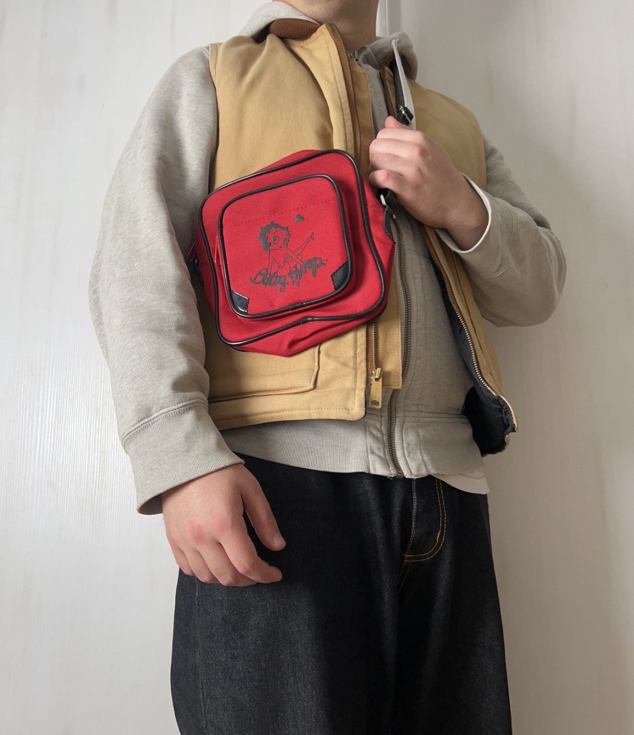 Disney Vintage Betty Bottom red Messenger bag y2k Size ONE SIZE - 2 Thumbnail