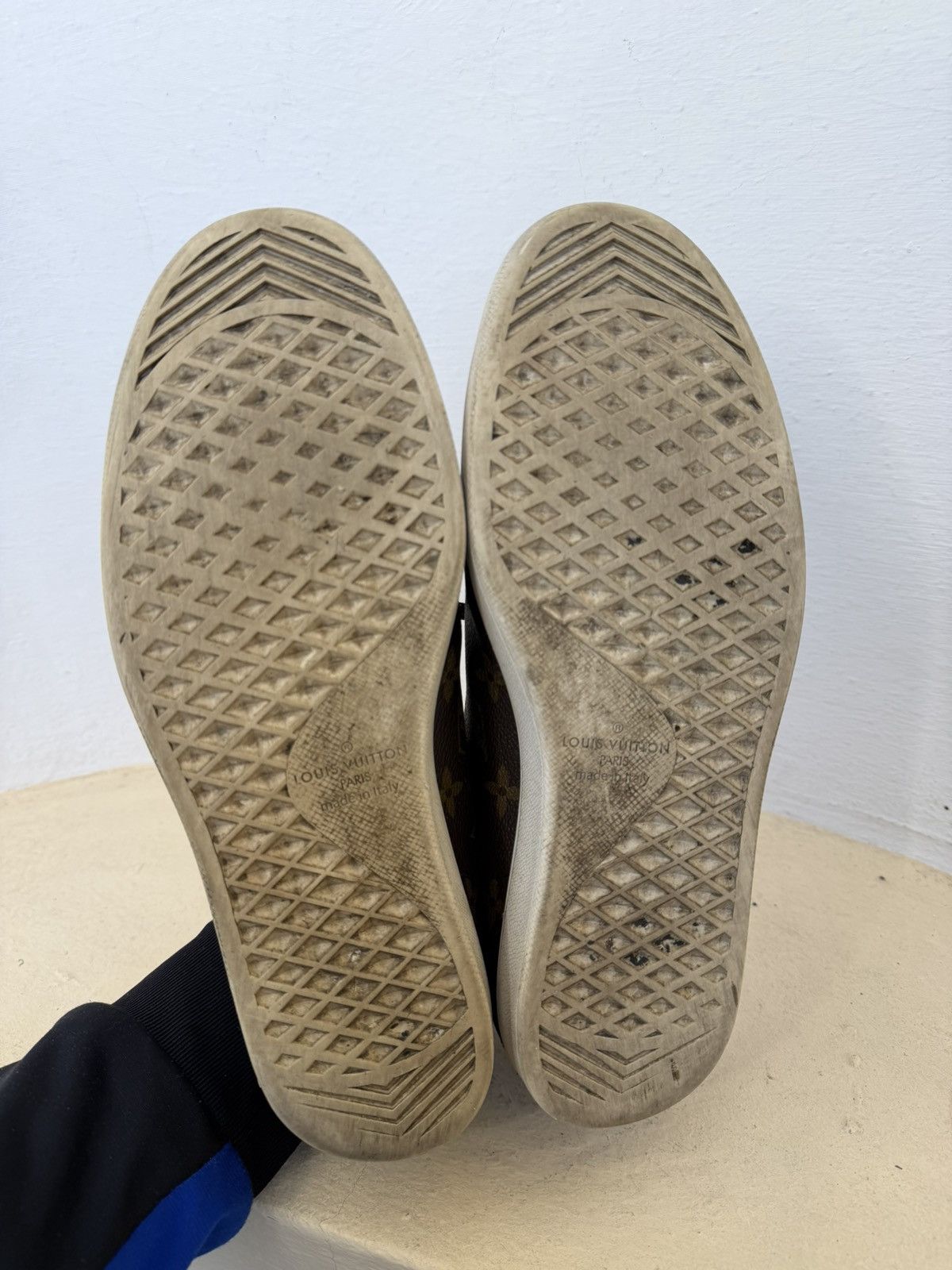 Louis Vuitton Louis Vuitton Leather Brown Low-Top Men‘s Sneakers Size 43 Size US 8.5 / EU 41-42 - 6 Thumbnail