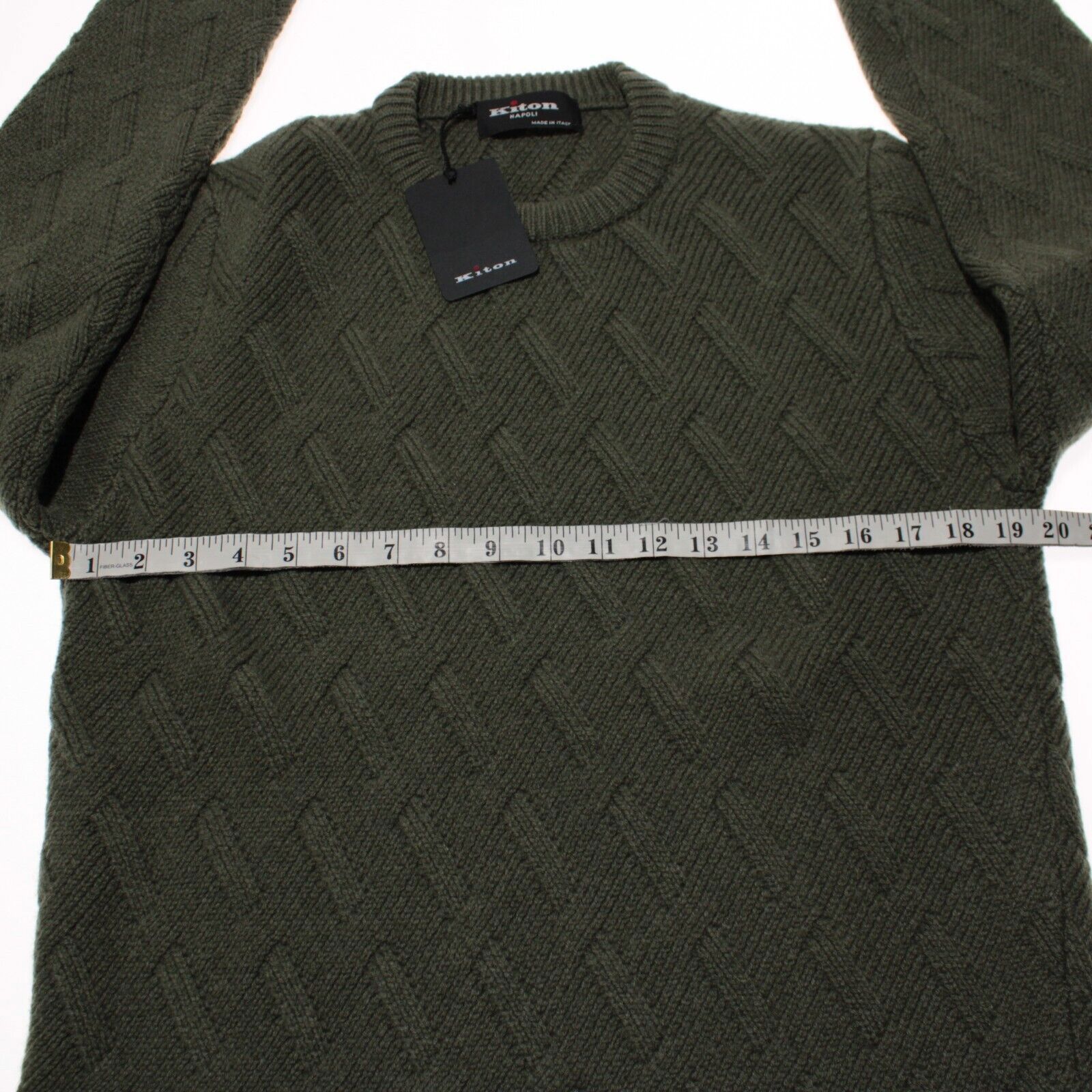Kiton Kiton Sweater Size US XL in Green Size US XL / EU 56 / 4 - 4 Thumbnail