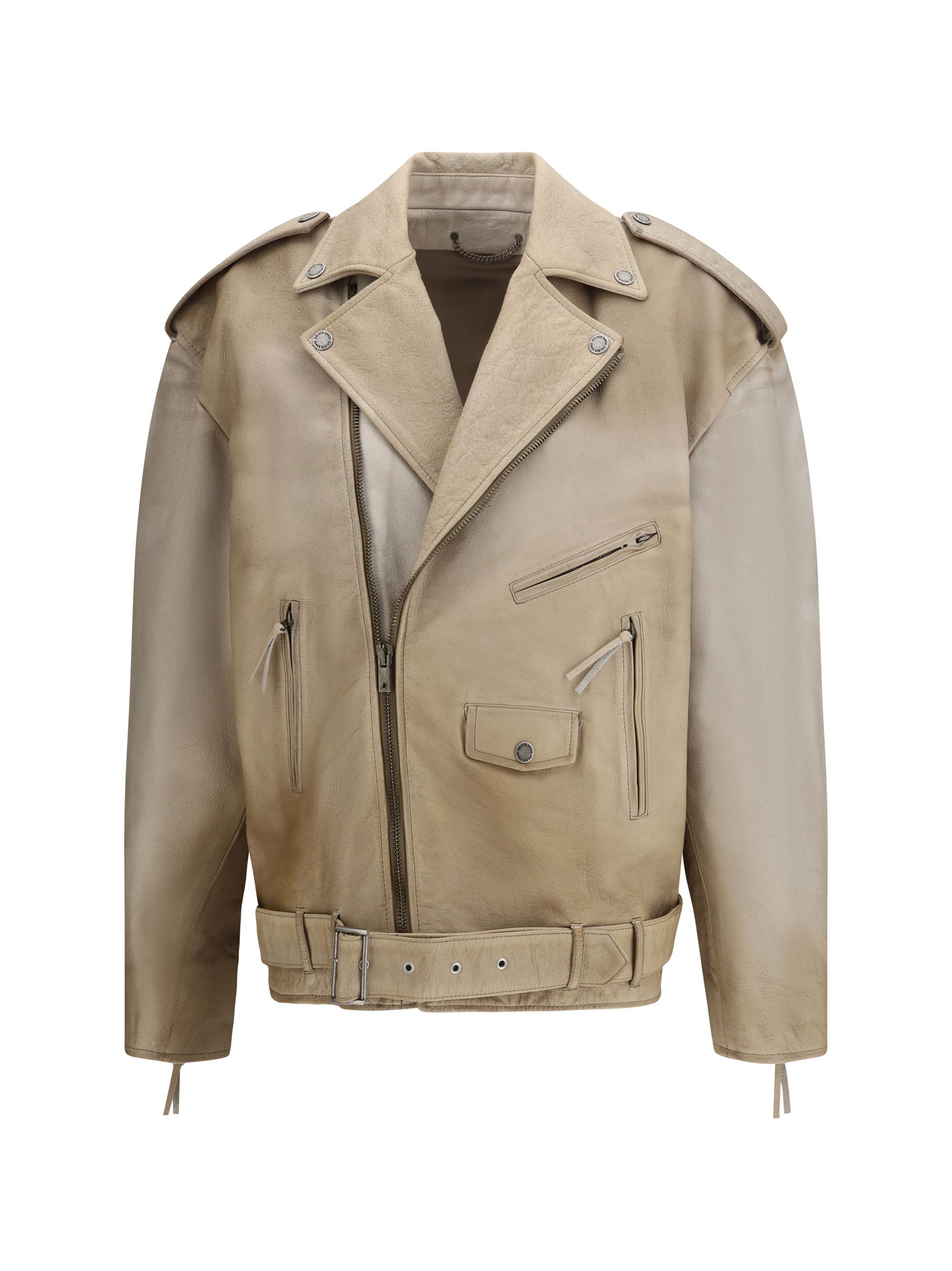 Golden Goose Journey leather Jacket Size M / US 6-8 / IT 42-44 - 1 Thumbnail