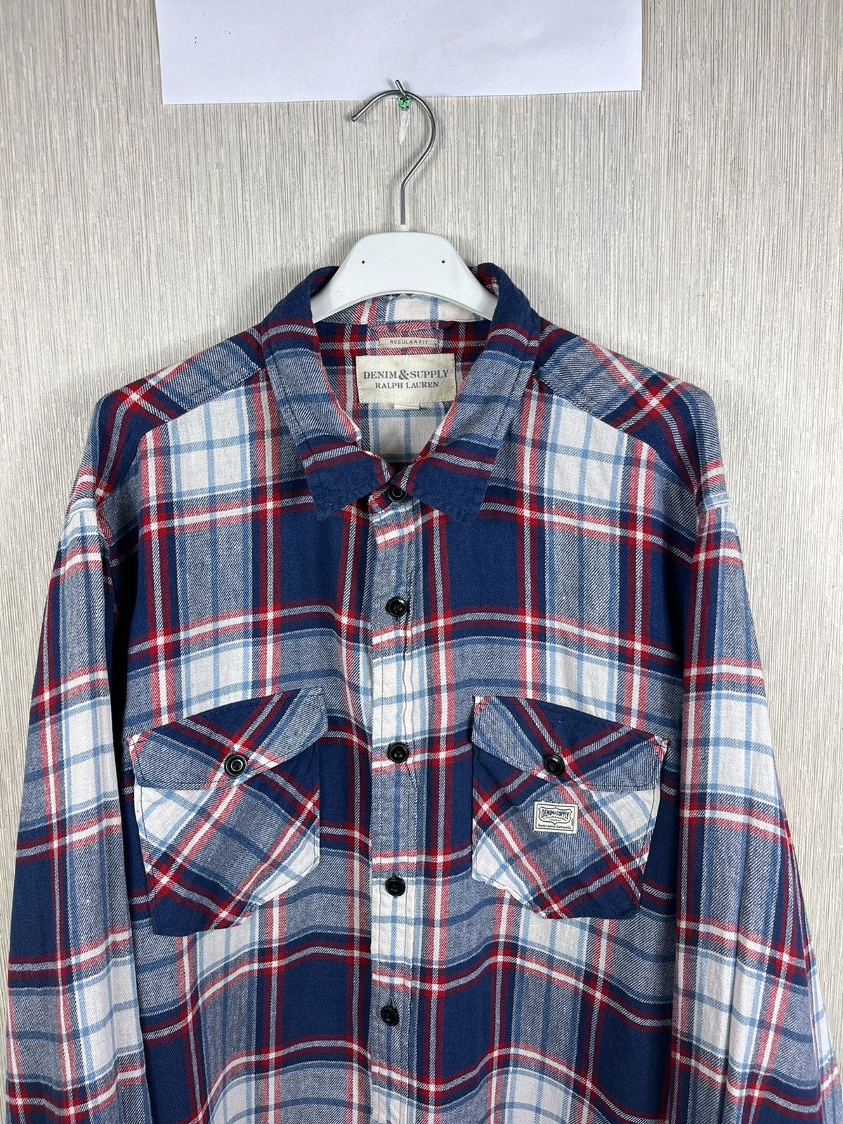 Denim & Supply Ralph Lauren × Flannel × Ralph Lauren Ralph Lauren denim& supply linen flannel checked plaid shirt Size US XL / EU 56 / 4 - 4 Thumbnail