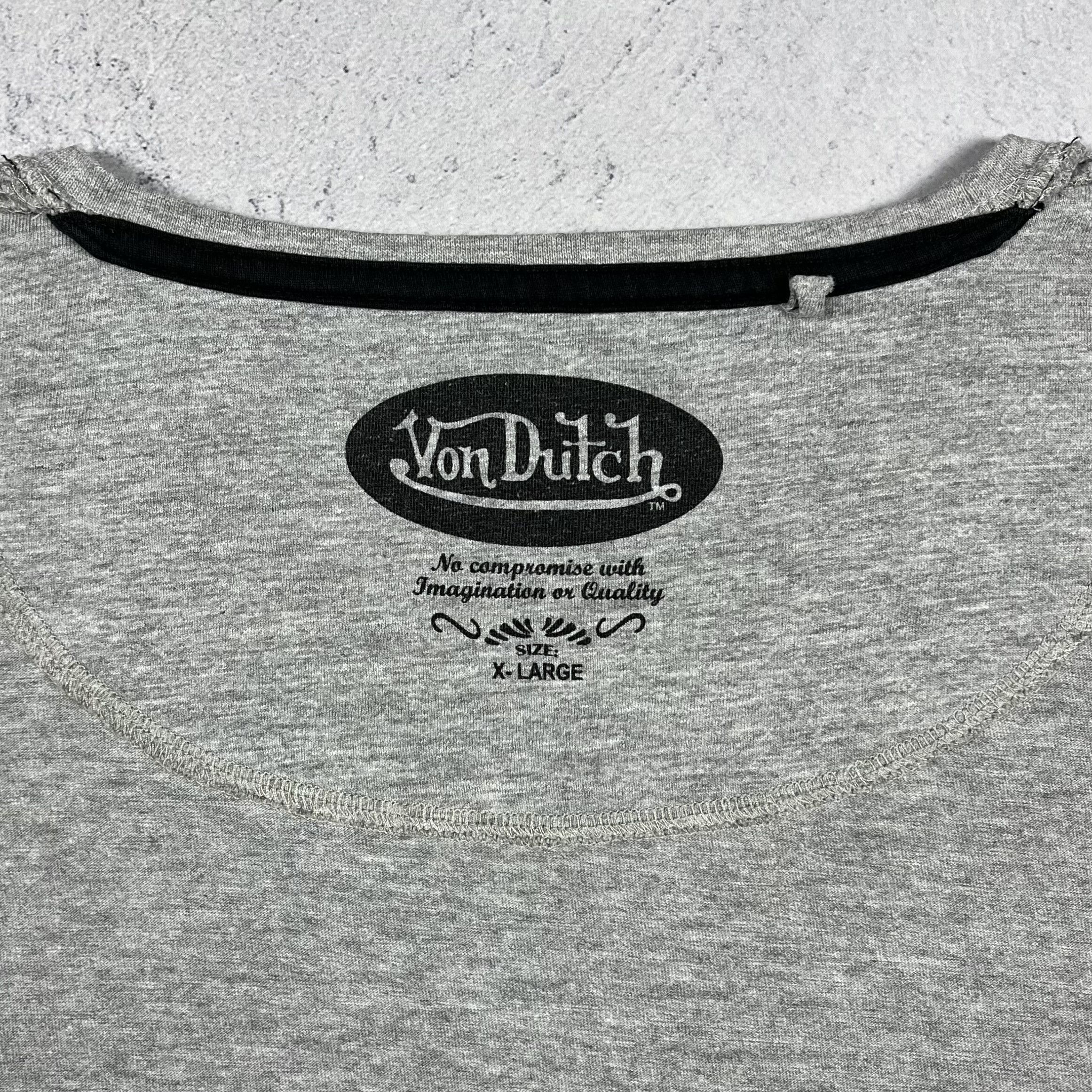 Von Dutch Vintage Von Dutch Big Logo Y2K T Shirt 00’s Size US XL / EU 56 / 4 - 9 Thumbnail