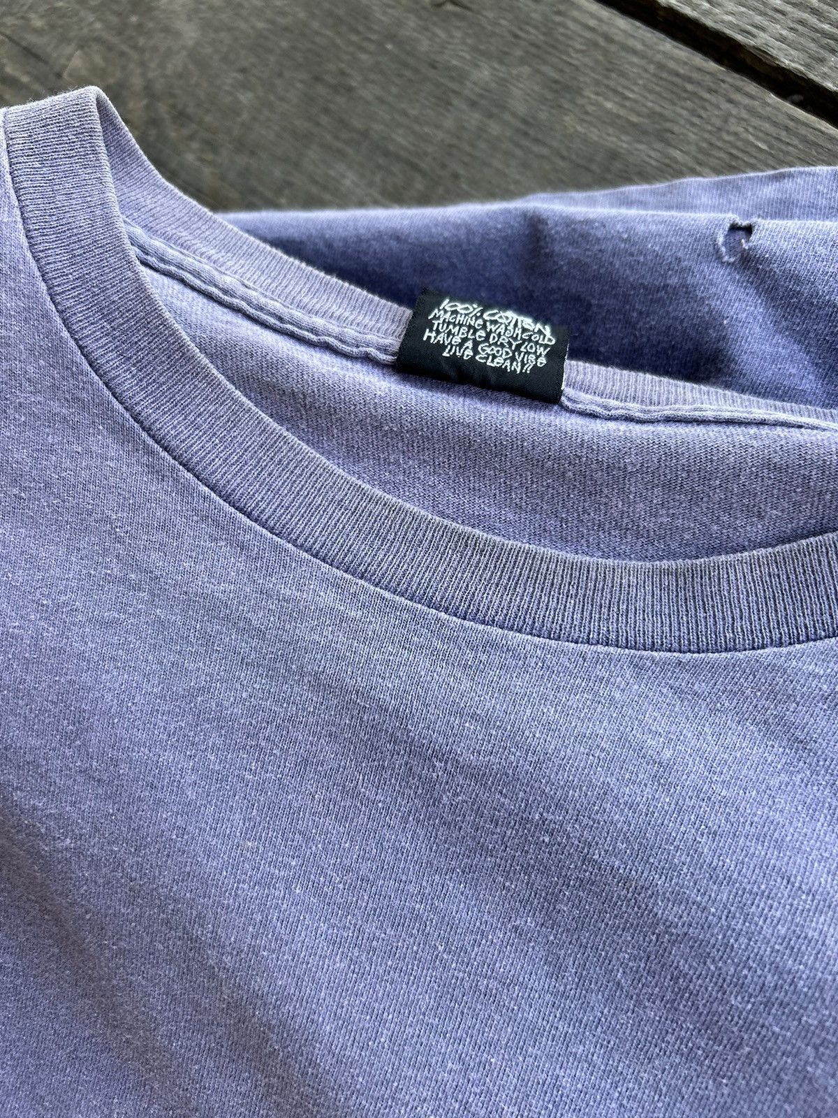 Stussy Vintage 90s Stussy Pigment Faded Purple Long Sleeve T Shirt Size US XL / EU 56 / 4 - 10 Thumbnail