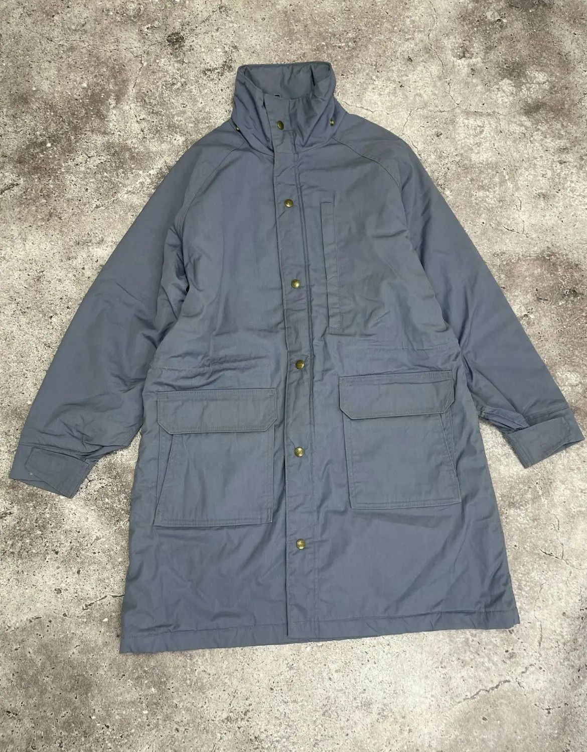 Woolrich Woolen Mills Vintage The Woolrich Woman Blue Long Parka Jacket USA L Size L / US 10 / IT 46 - 2 Thumbnail