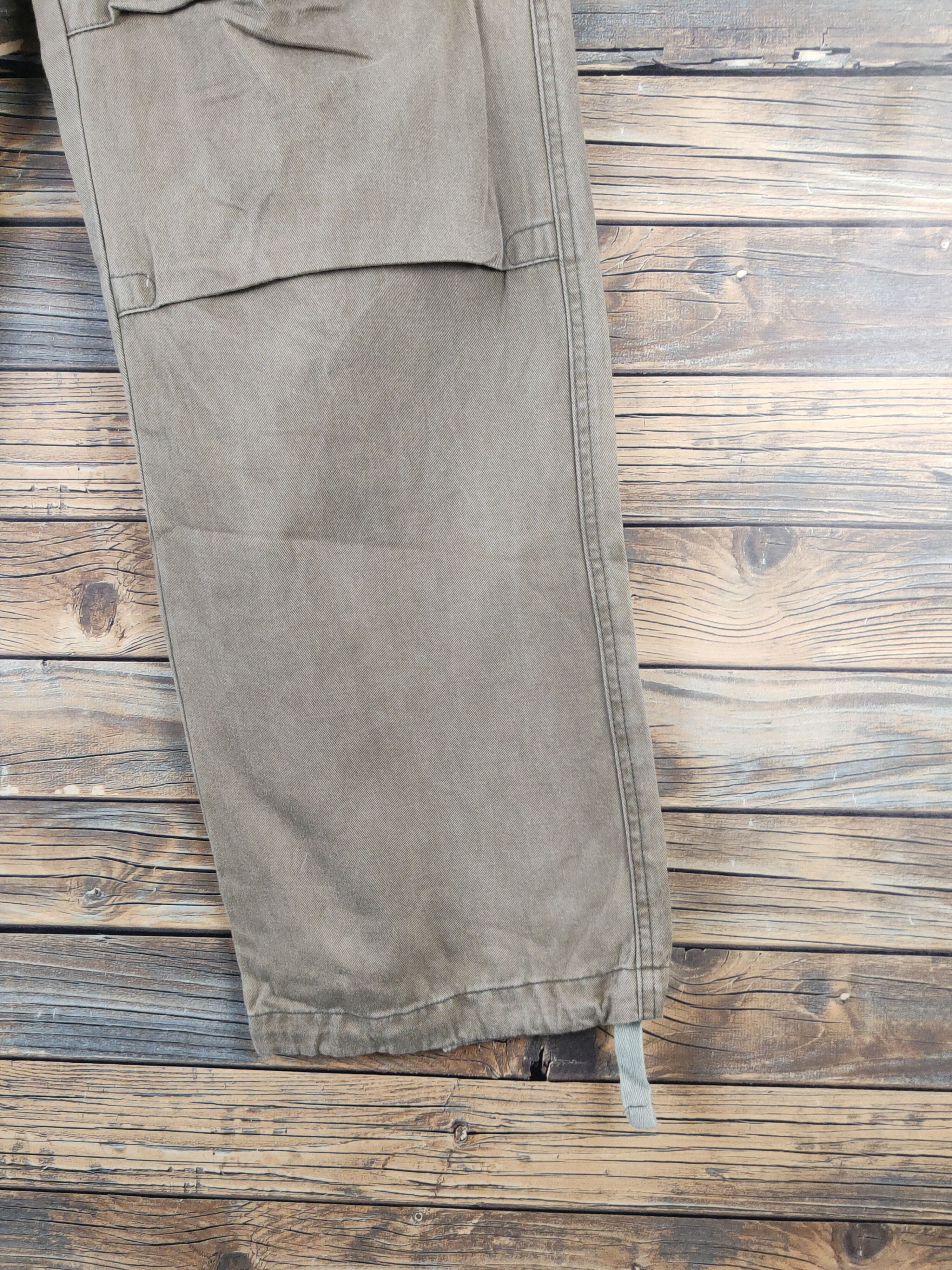 Japanese Brand DL SOHC Olive Faded Multipocket Tactical Cargo Pants #1365 Size US 29 - 6 Thumbnail