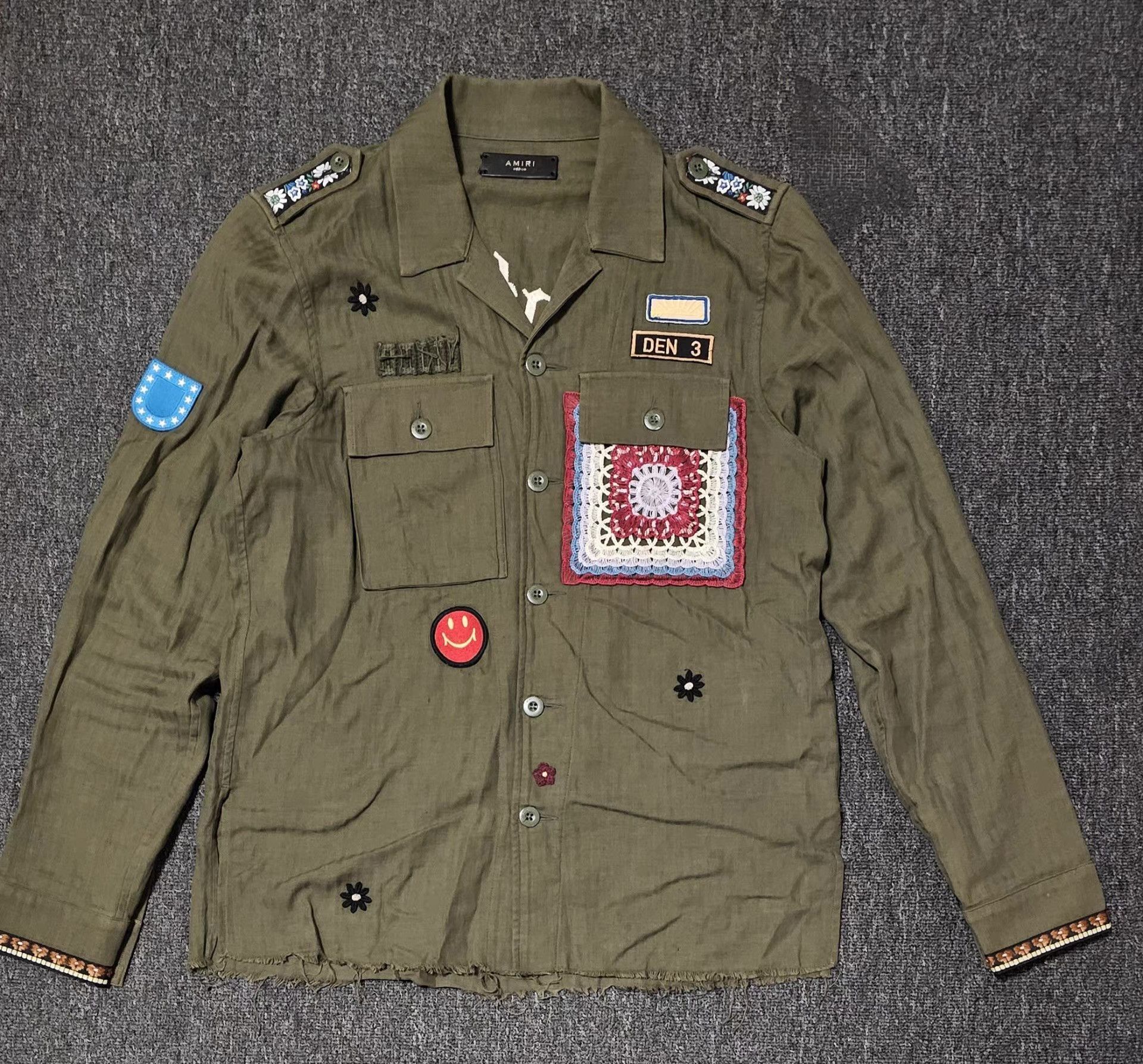 Amiri Amiri Patch Shirt, Q4 Size US M / EU 48-50 / 2 - 1 Thumbnail