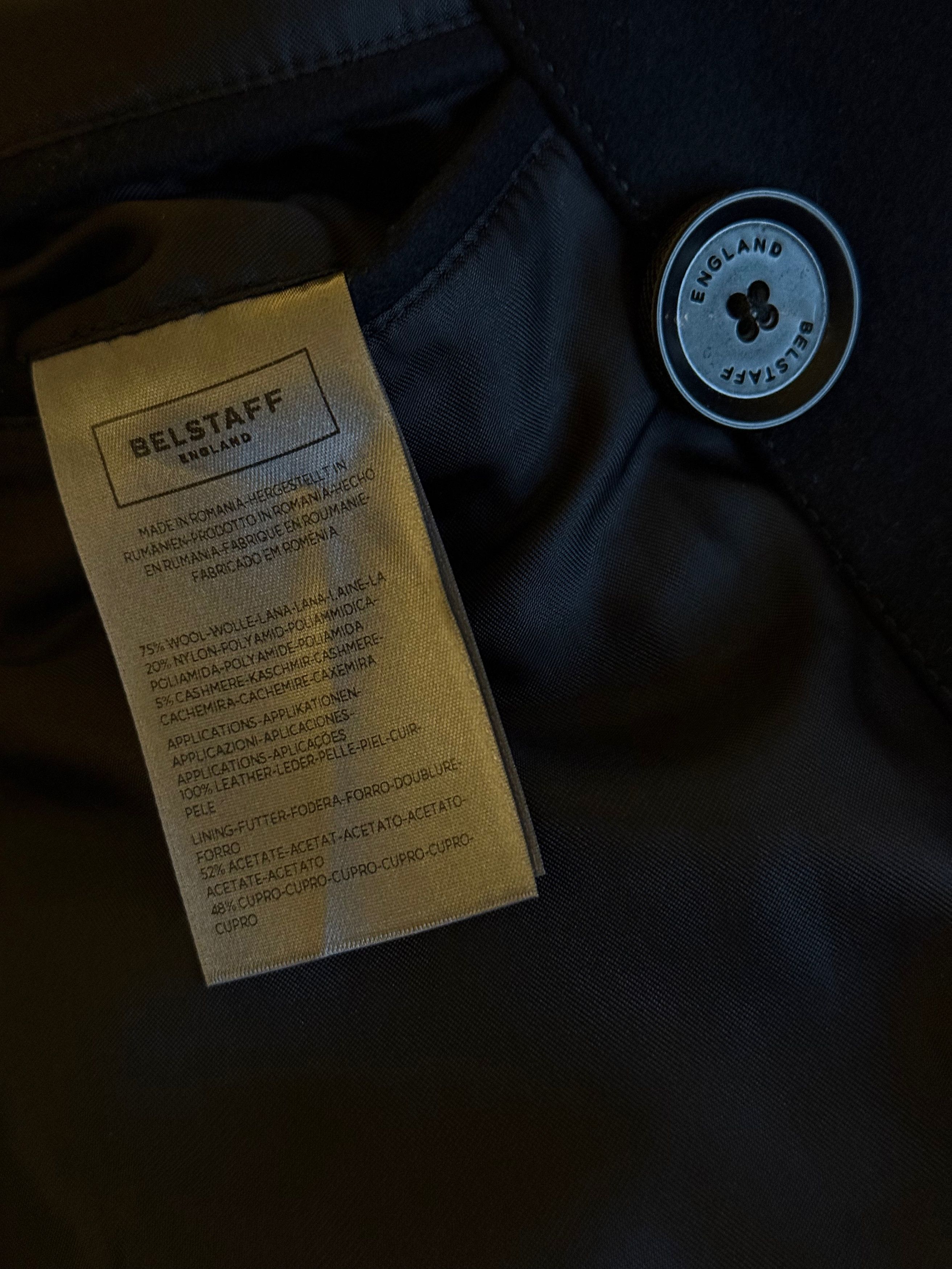 Belstaff Coveted, Badass $1,700 w/tax Leather Accents Peacoat Size US M / EU 48-50 / 2 - 23 Thumbnail