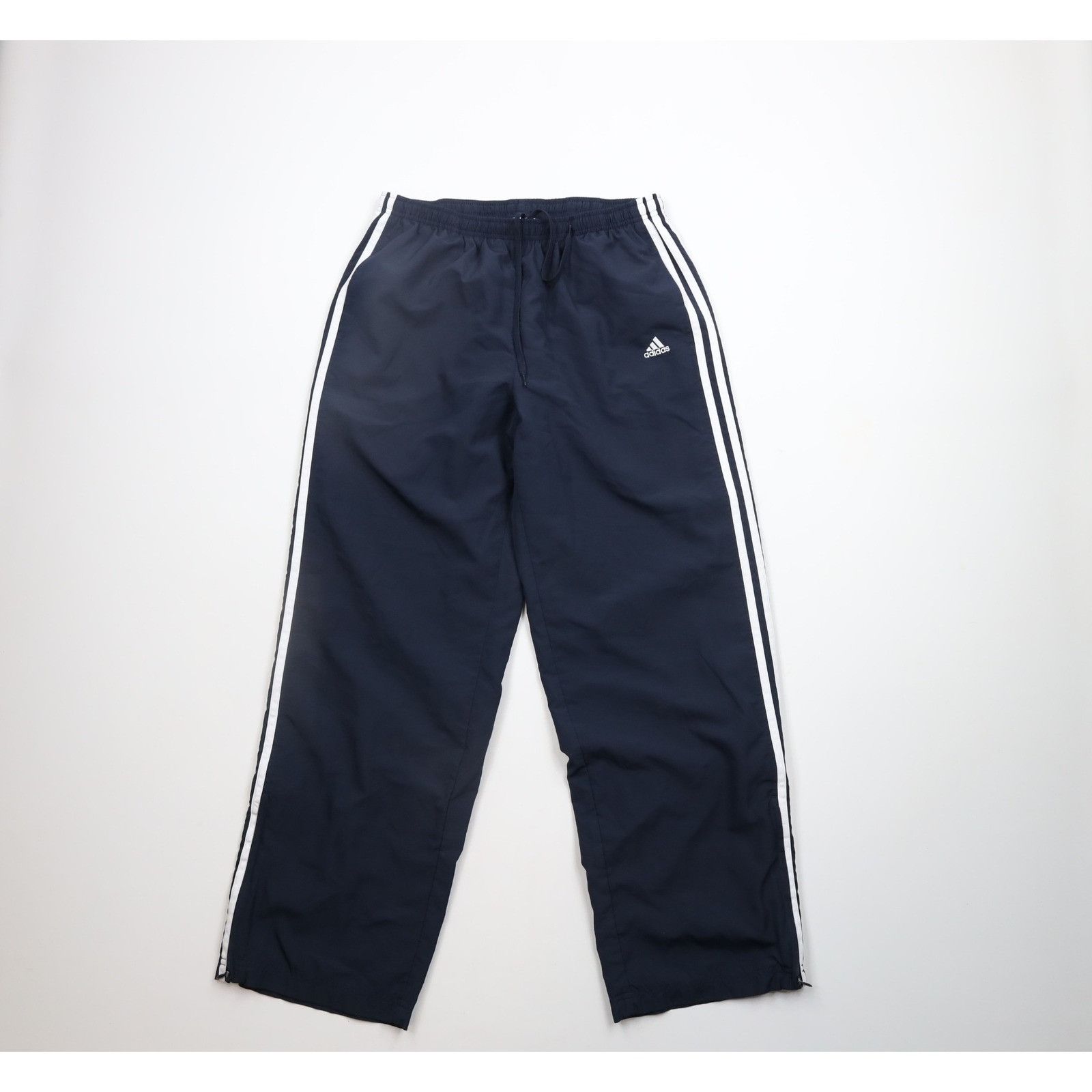 Adidas × Vintage Vintage Adidas Spell Out Striped Lined Wide Leg Pants Size 36" / US 14 / IT 50 - 1 Thumbnail