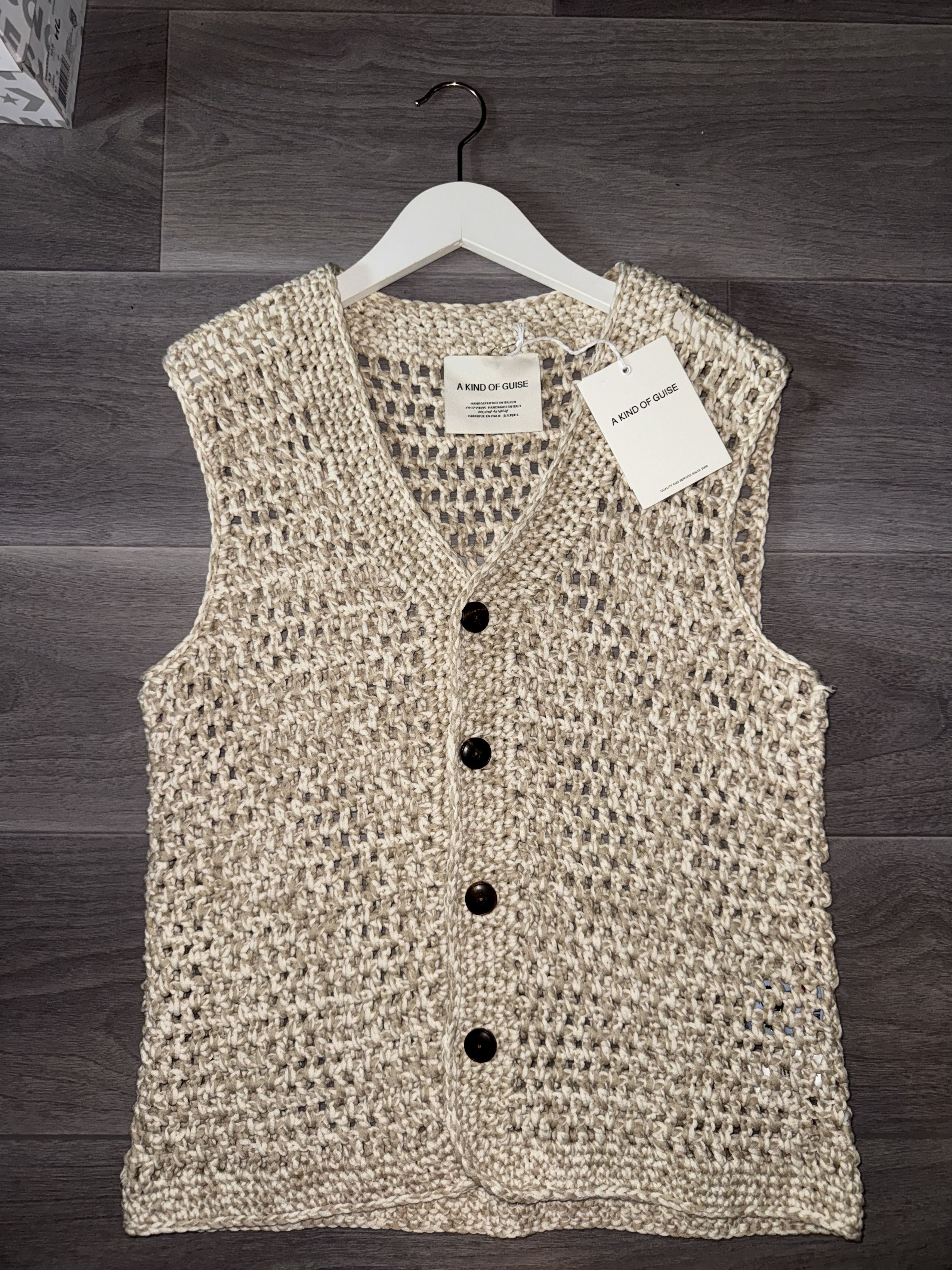 A Kind Of Guise AKOG - HAROUN CROCHET VEST Size US S / EU 44-46 / 1 - 2 Thumbnail