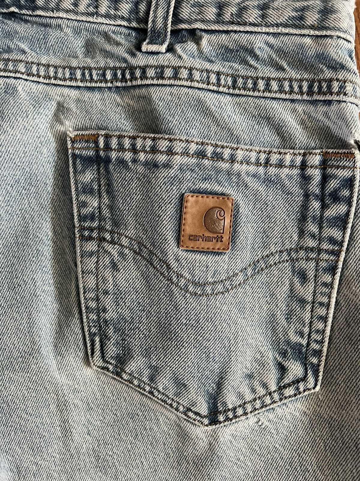 Carhartt Vintage Carhartt Light Wash Denim Customs 36x36 Stacking Size US 36 / EU 52 - 3 Thumbnail