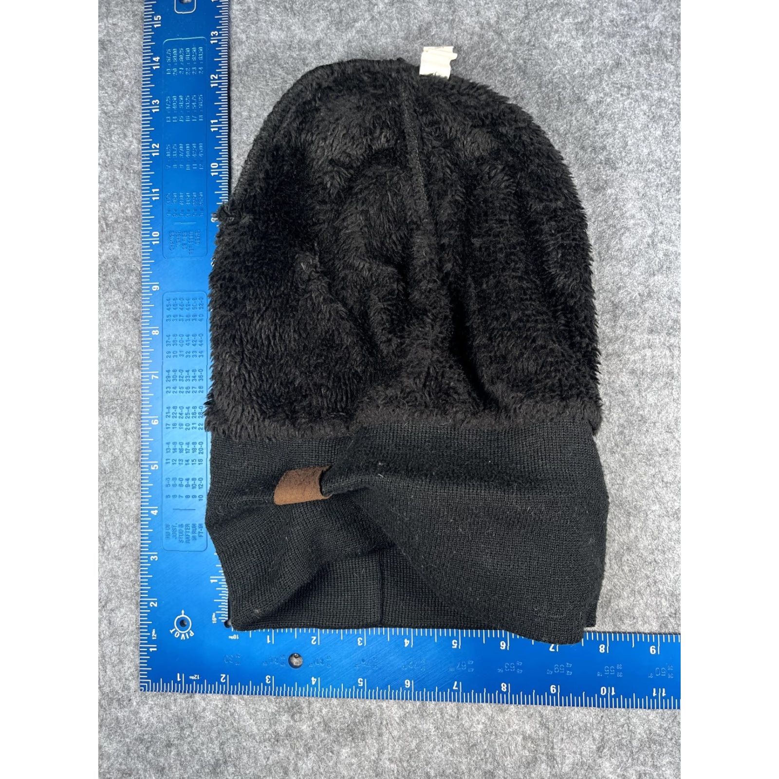 Vintage CLASSIC xiwei Beanie Mens One Size Black Knit Lined Thermal Stretch Winter Hat Size ONE SIZE - 5 Thumbnail