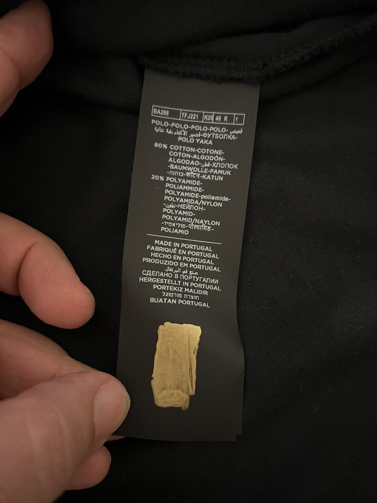 Tom Ford TOM FORD Cotton-Blend Terry Polo Shirt Size 46 Black Size US S / EU 44-46 / 1 - 14 Thumbnail