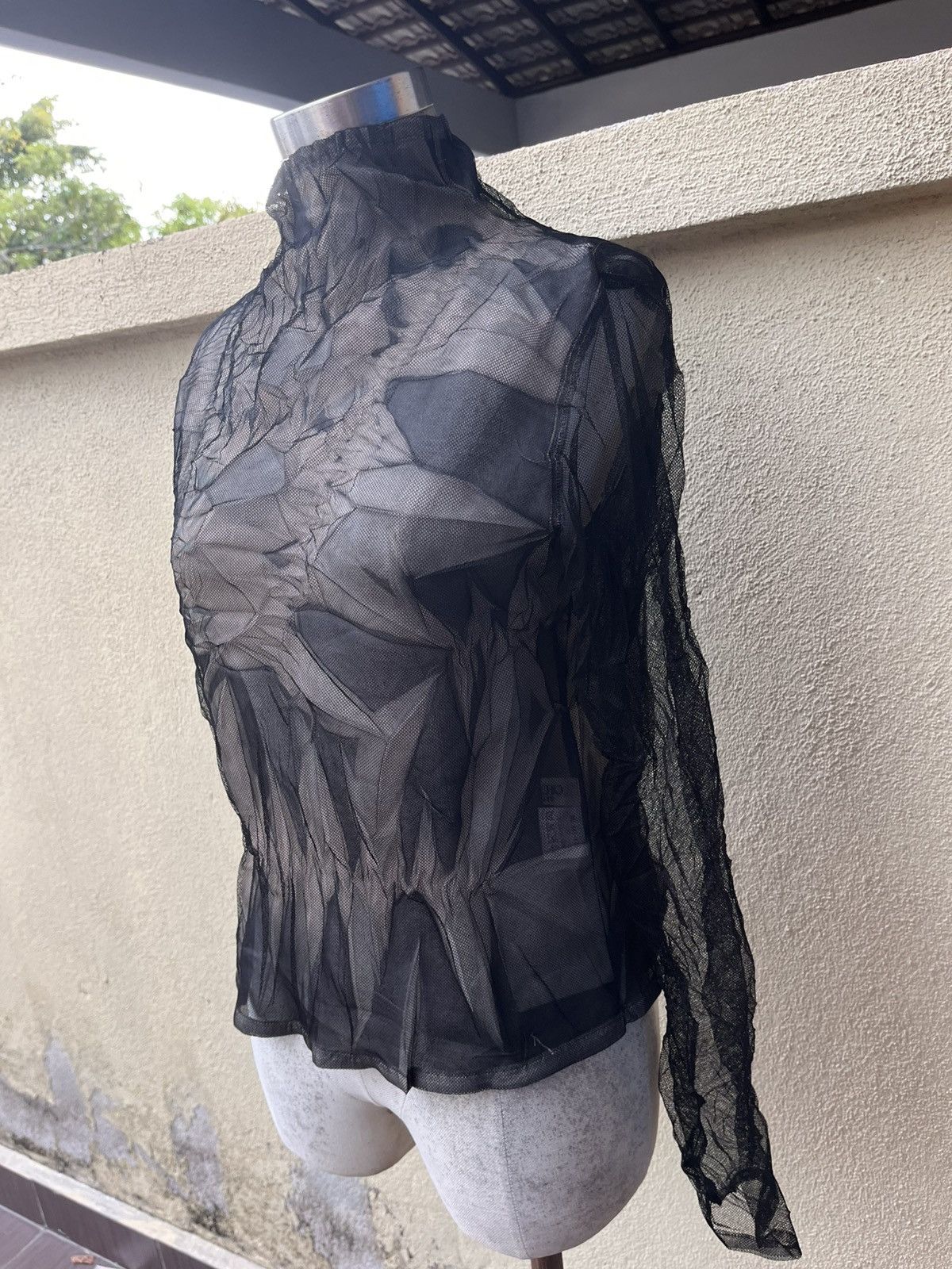 Jean Paul Gaultier Tie dye mesh top by specchio pleats made in Japan Size S / US 4 / IT 40 - 4 Thumbnail