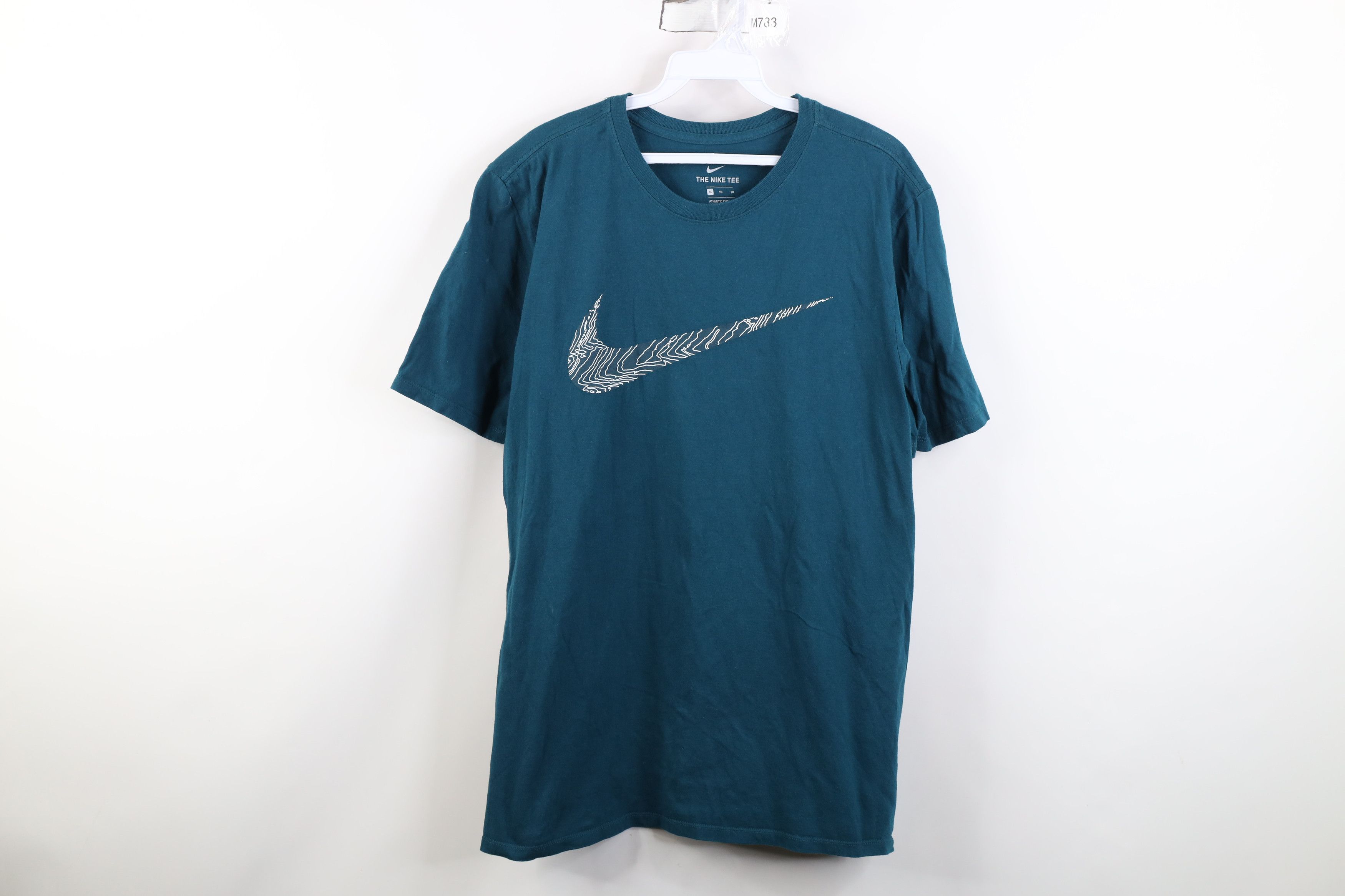 Nike Y2K Nike Topography Map Big Swoosh Logo Short Sleeve T-Shirt Size US XL / EU 56 / 4 - 1 Thumbnail