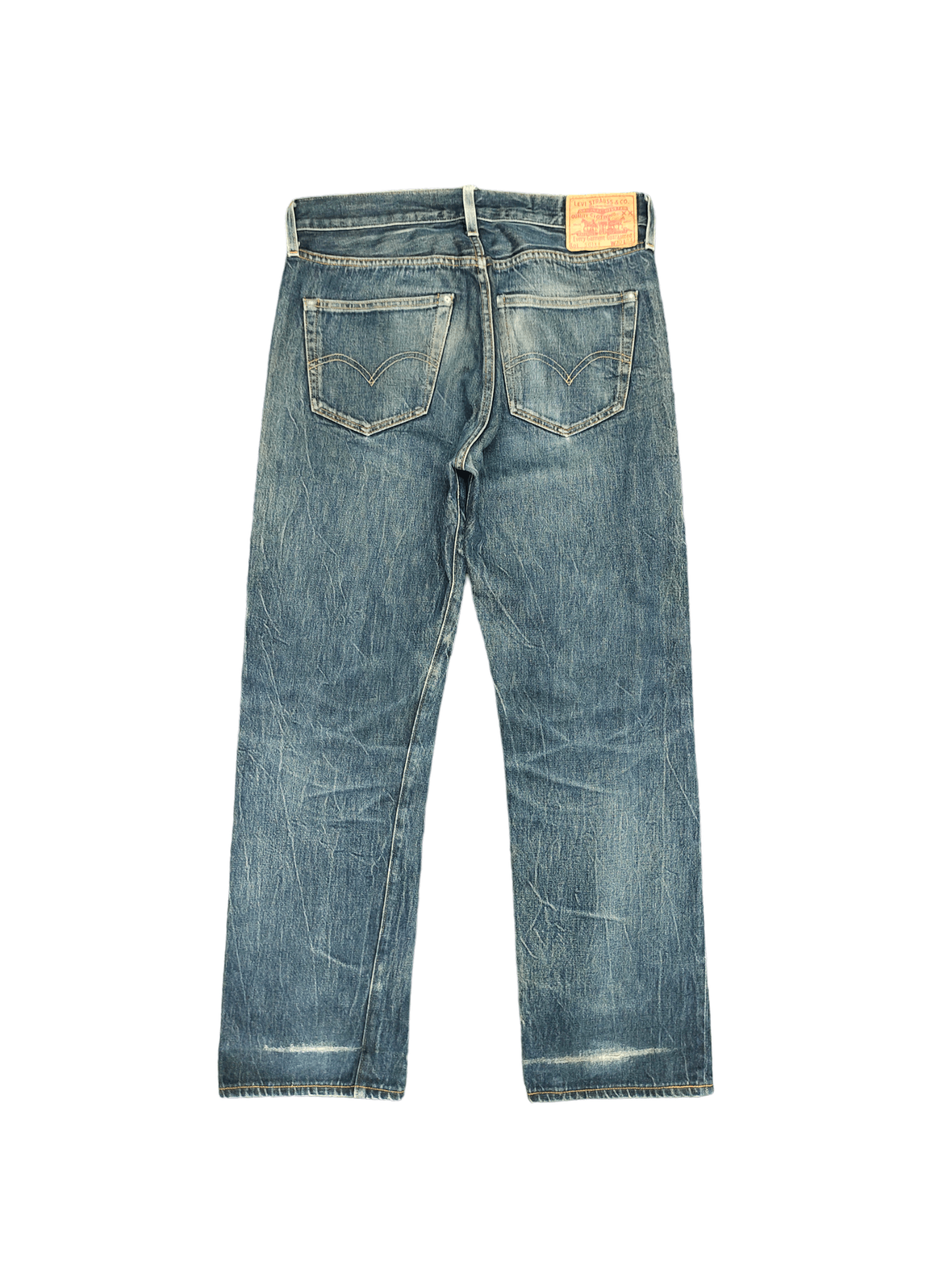 Levi's Vintage Clothing Vintage Levis 501xx Lvc Clawmarks Selvedge Jeans Big E Size US 30 / EU 46 - 8 Thumbnail