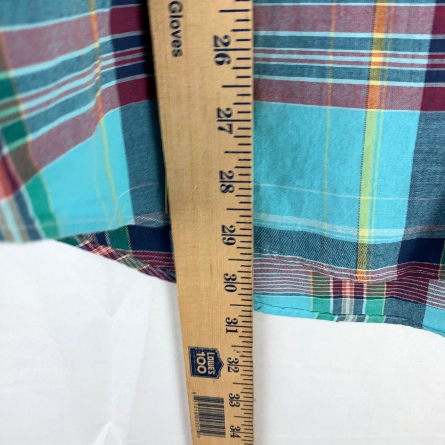 Ralph Lauren Ralph Lauren Button-Down Shirt Men Medium Turquoise Plaid Custom Fit Long Sleeve Shirt Size US M / EU 48-50 / 2 - 4 Thumbnail
