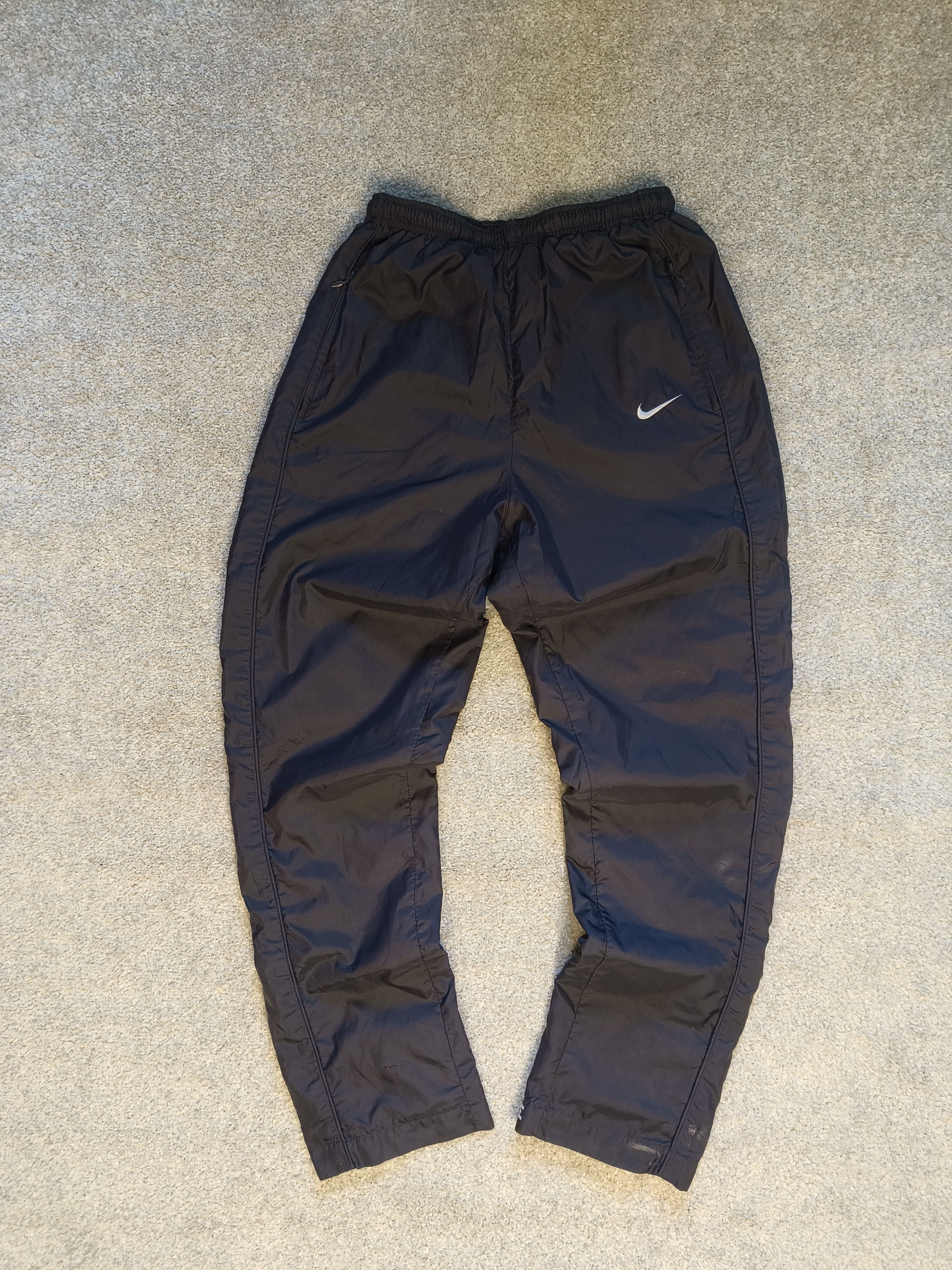 Nike × Vintage Vintage Nike Windbreaker Track Pants Dark Navy Size US 32 / EU 48 - 2 Thumbnail