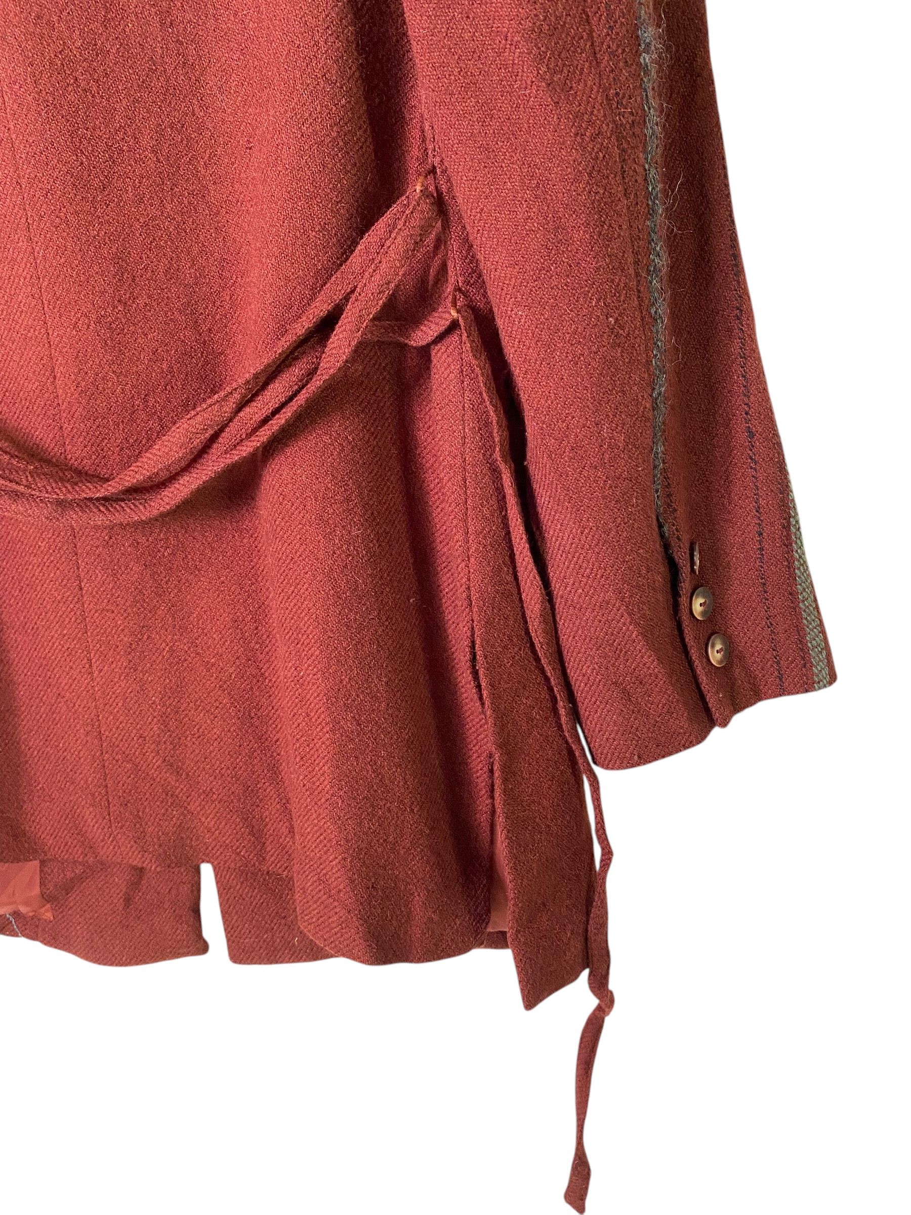 If Six Was Nine Keiko kishi embroidered stripe belted wool alpaca blend coat Size US S / EU 44-46 / 1 - 9 Thumbnail