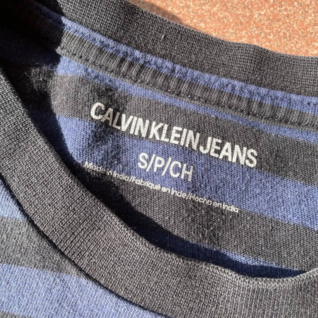 Calvin Klein CALVIN KLEIN STRIPE TSHIRT GRAPHIC Size US S / EU 44-46 / 1 - 4 Thumbnail