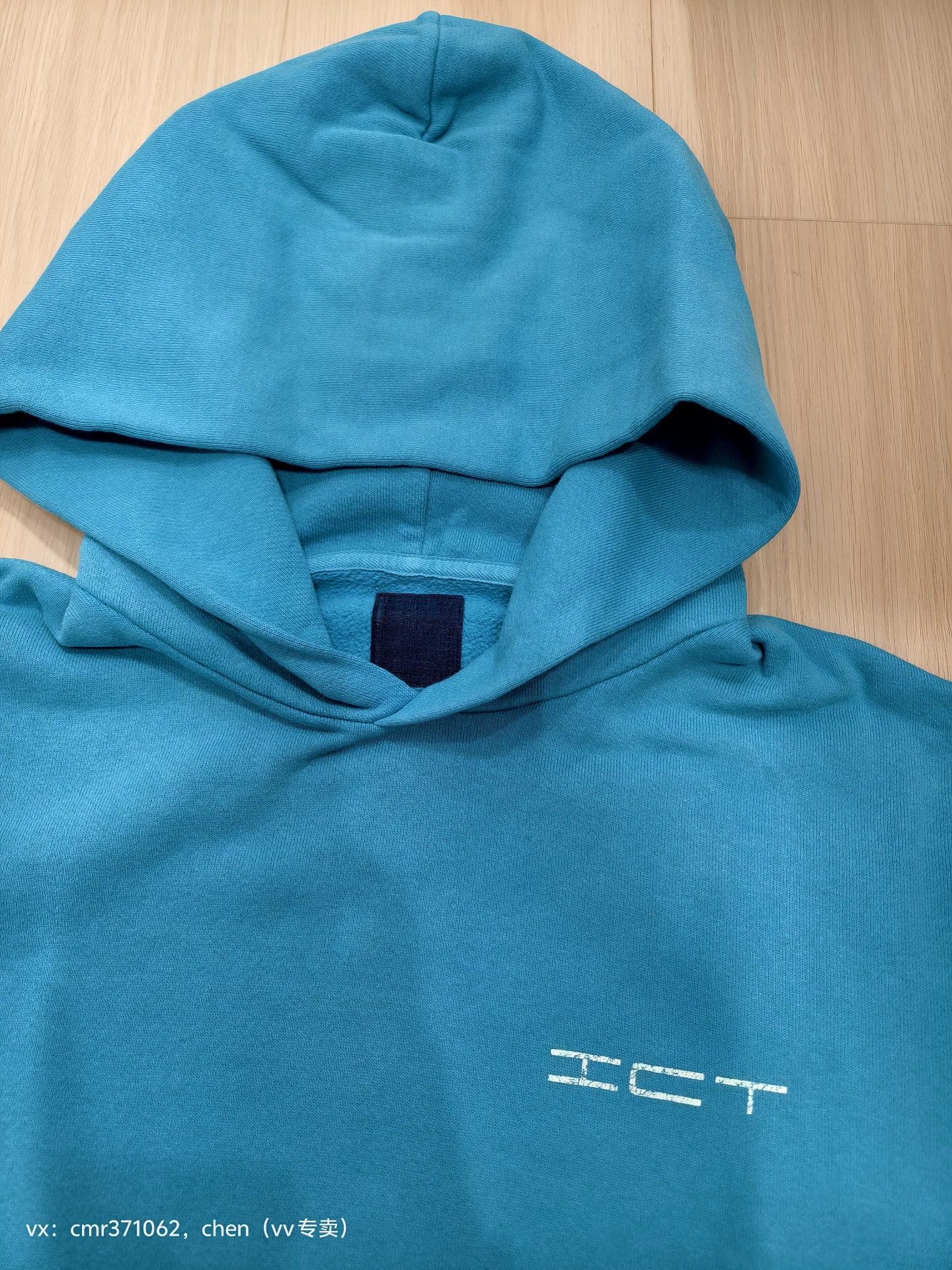 Visvim VISVIM 24 ICT JUMBO SB P.O. DMGD Blue4 Knit Hoodie Size US XL / EU 56 / 4 - 5 Thumbnail