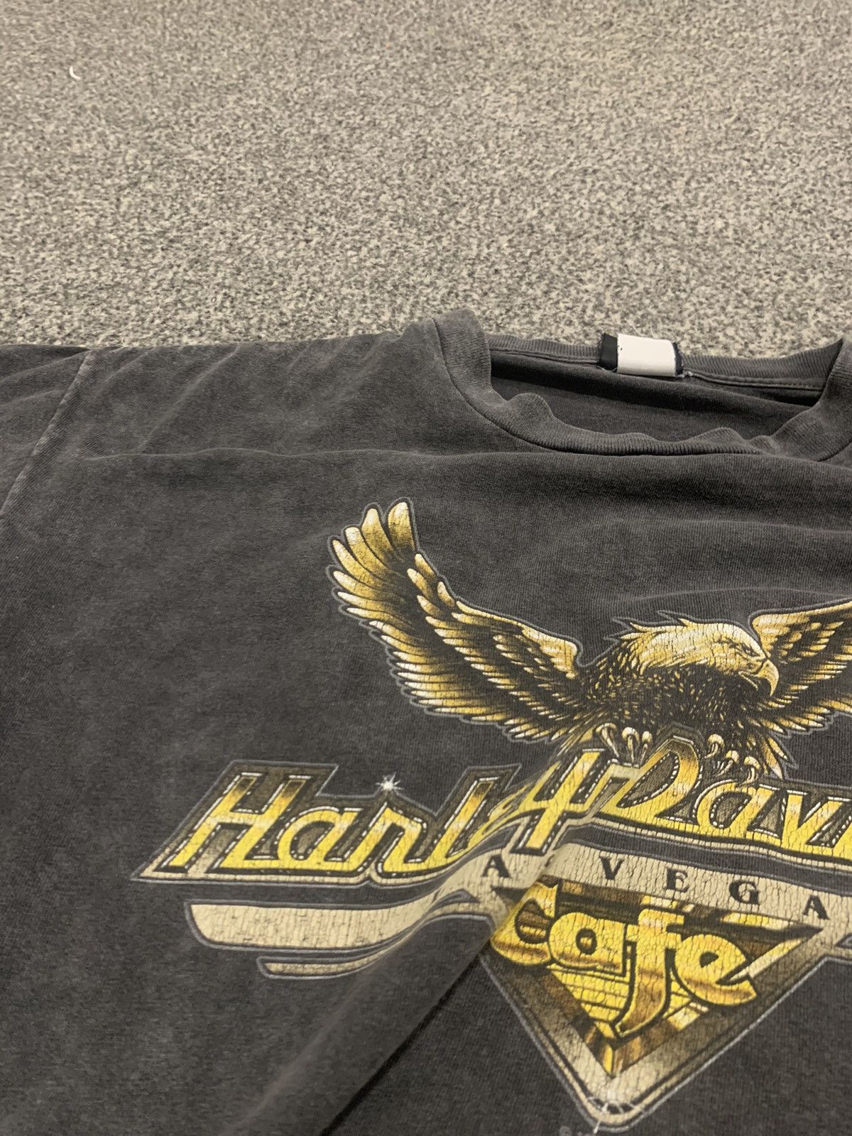 Harley Davidson × Vintage Faded 1997 Harley Davidson Eagle Printed Tshirt Size US L / EU 52-54 / 3 - 2 Thumbnail