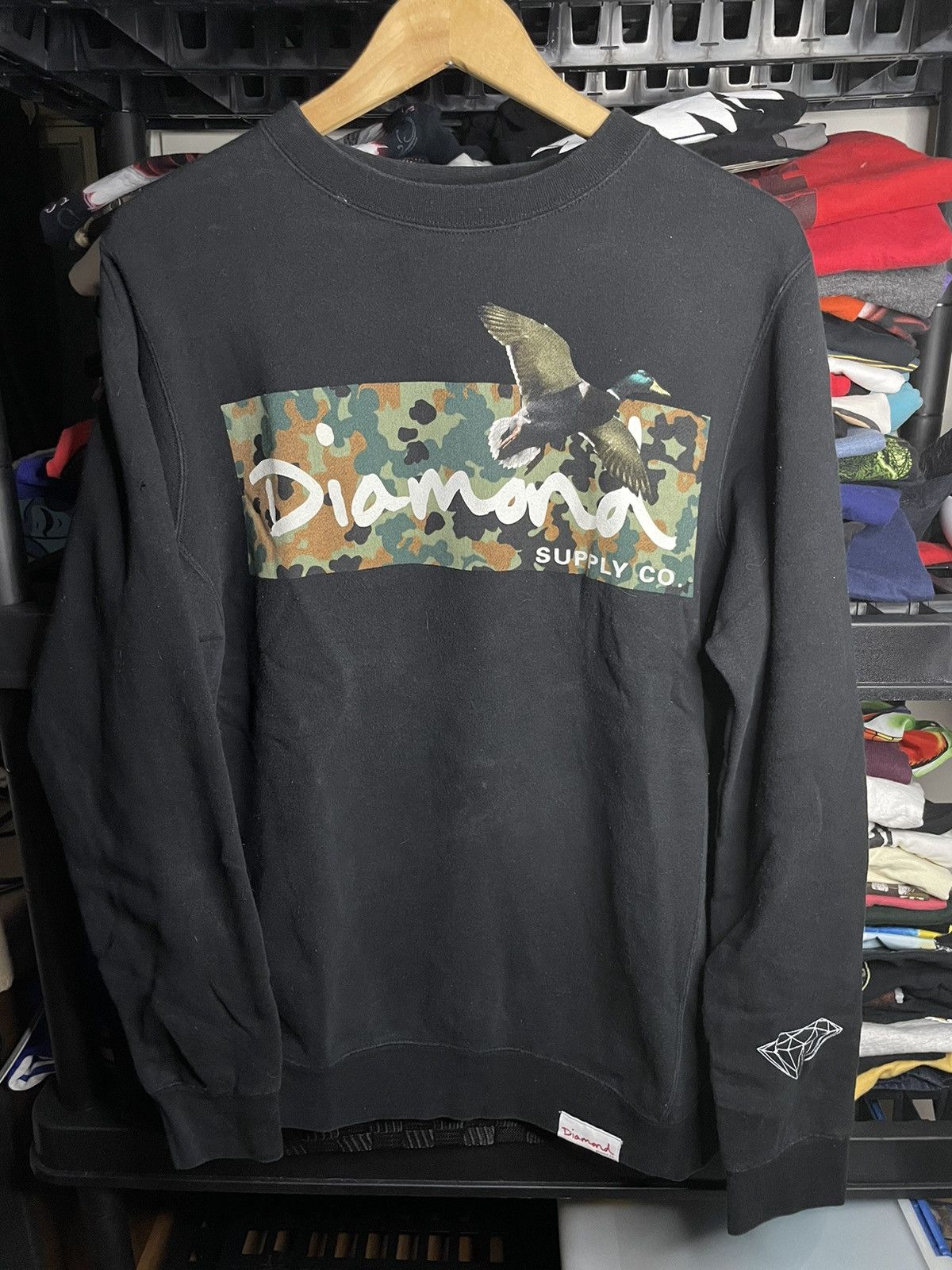 Diamond Supply Co. Diamond supply Co Spellout Camo Crewneck Size US M / EU 48-50 / 2 - 1 Thumbnail