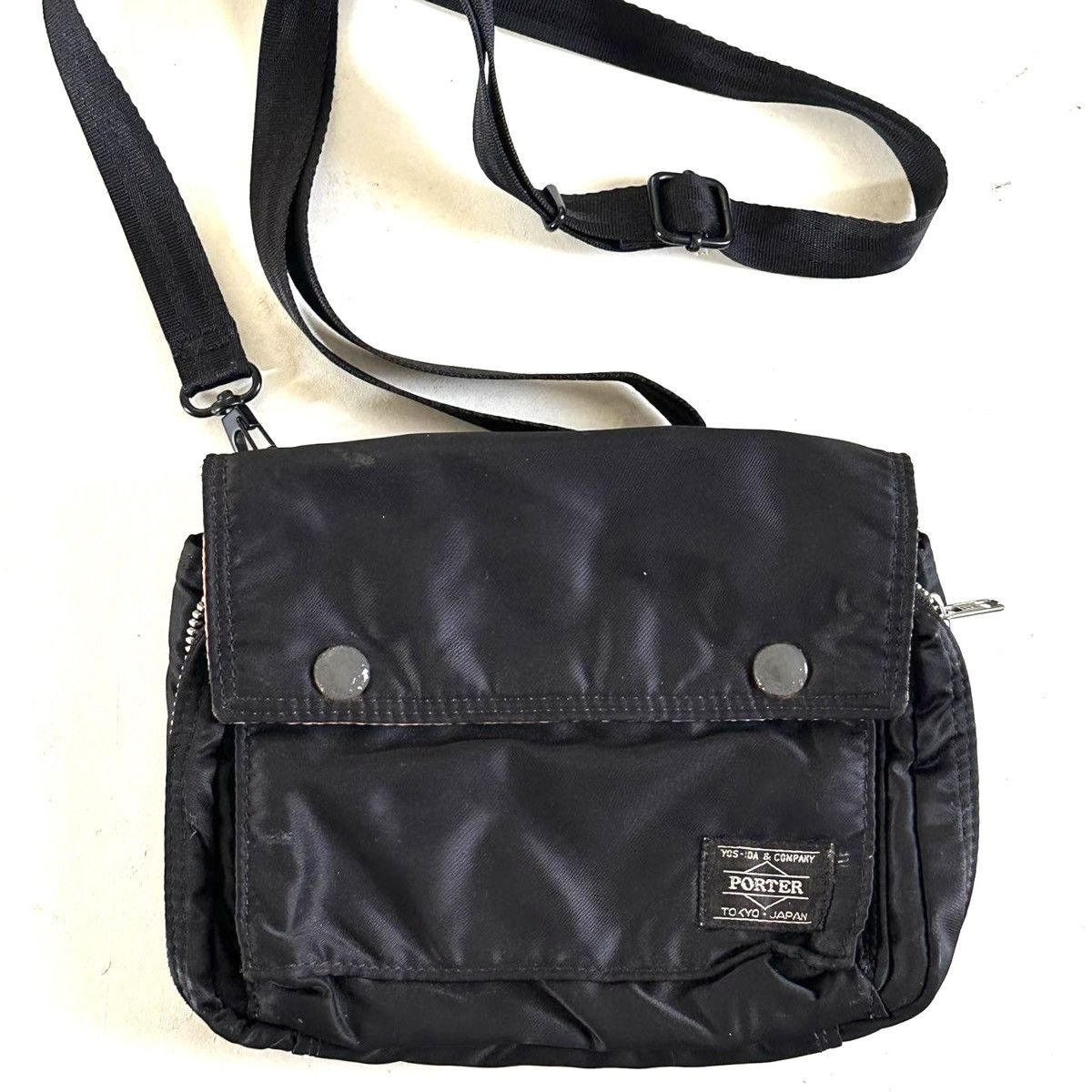 image of Nylon Porter Crossbody Bag in Black, Men's