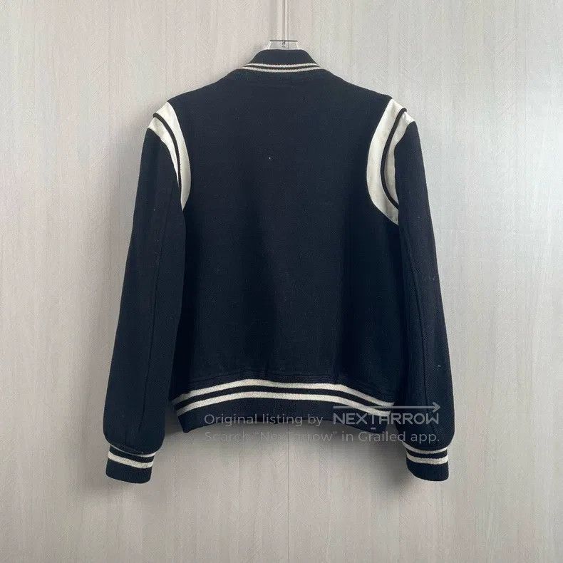 Saint Laurent Paris Saint Laurent Paris Vintage Black and White Baseball Jerse Size US M / EU 48-50 / 2 - 3 Thumbnail