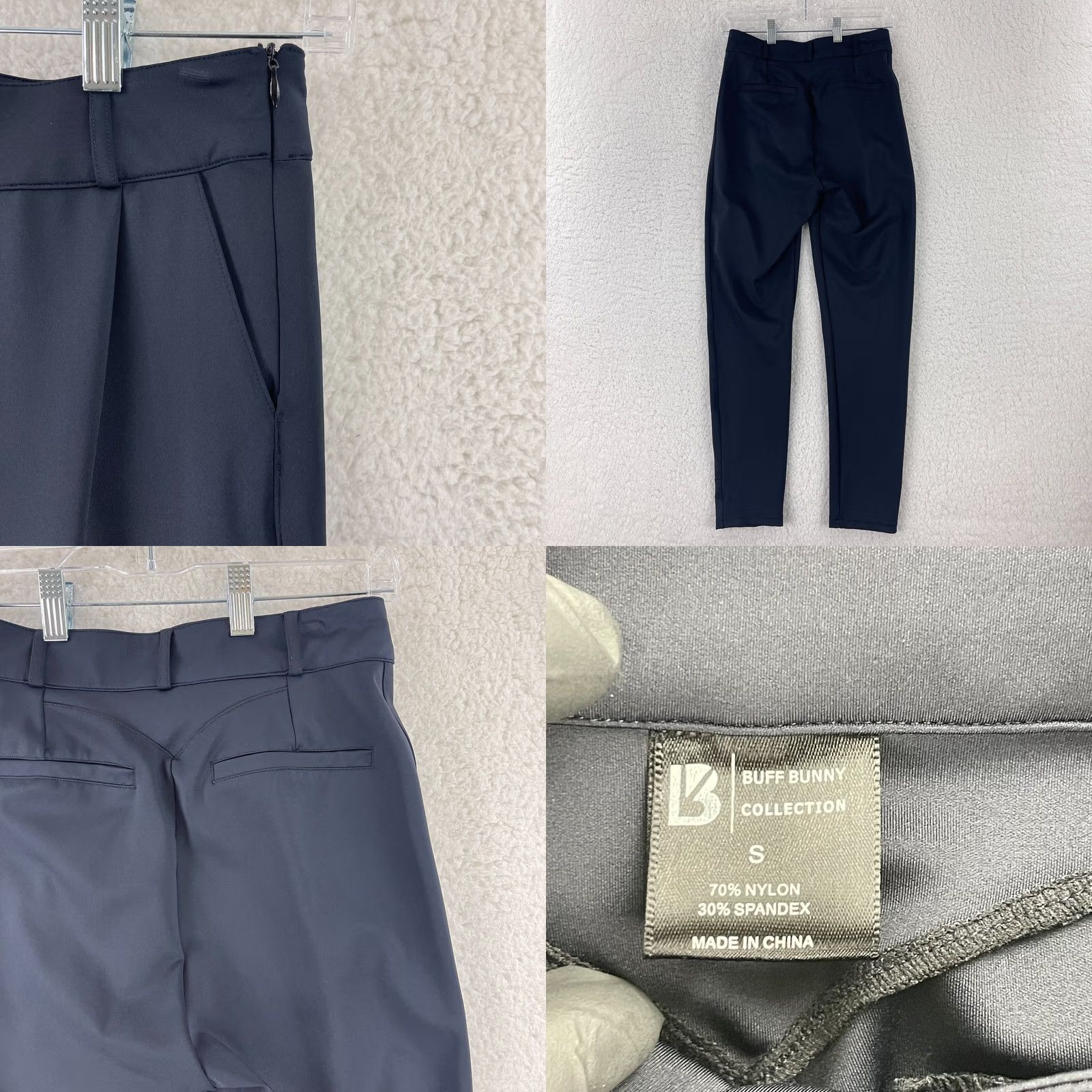 Vintage BuffBunny Collection VP Black Skinny Leg Pants Womens High-Rise S Stretch Modern City Hipster Footwear not applicable Size 28" / US 6 / IT 42 - 9 Thumbnail