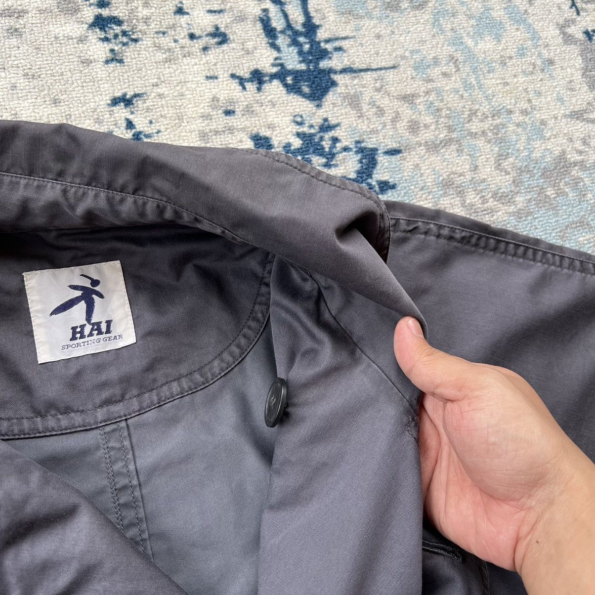 Hai Sporting Gear × Issey Miyake × Vintage Vintage Issey Miyake Hai Sporting Gear Blazzer Jacket Size US M / EU 48-50 / 2 - 8 Thumbnail