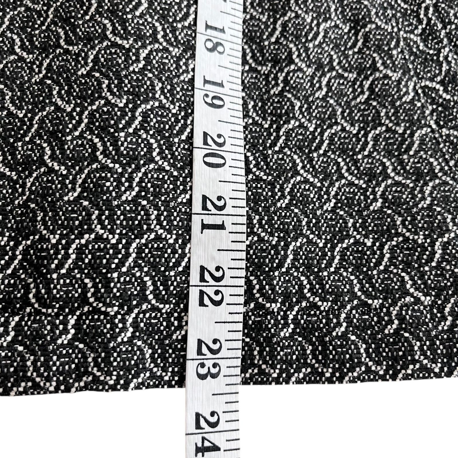 Eileen Fisher Eileen Fisher Rosette Jacquard Black White Zip Up Jacket Size L / US 10 / IT 46 - 5 Thumbnail