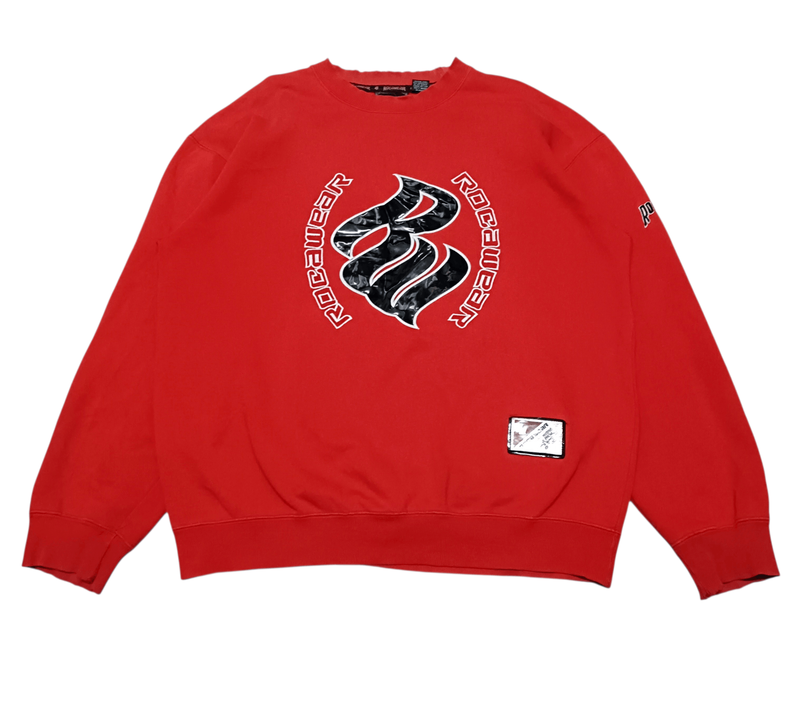 Rocawear 🔥GONE TODAY🔥Rockawear Distressed Embroidery Sweatshirt Size US XL / EU 56 / 4 - 1 Thumbnail