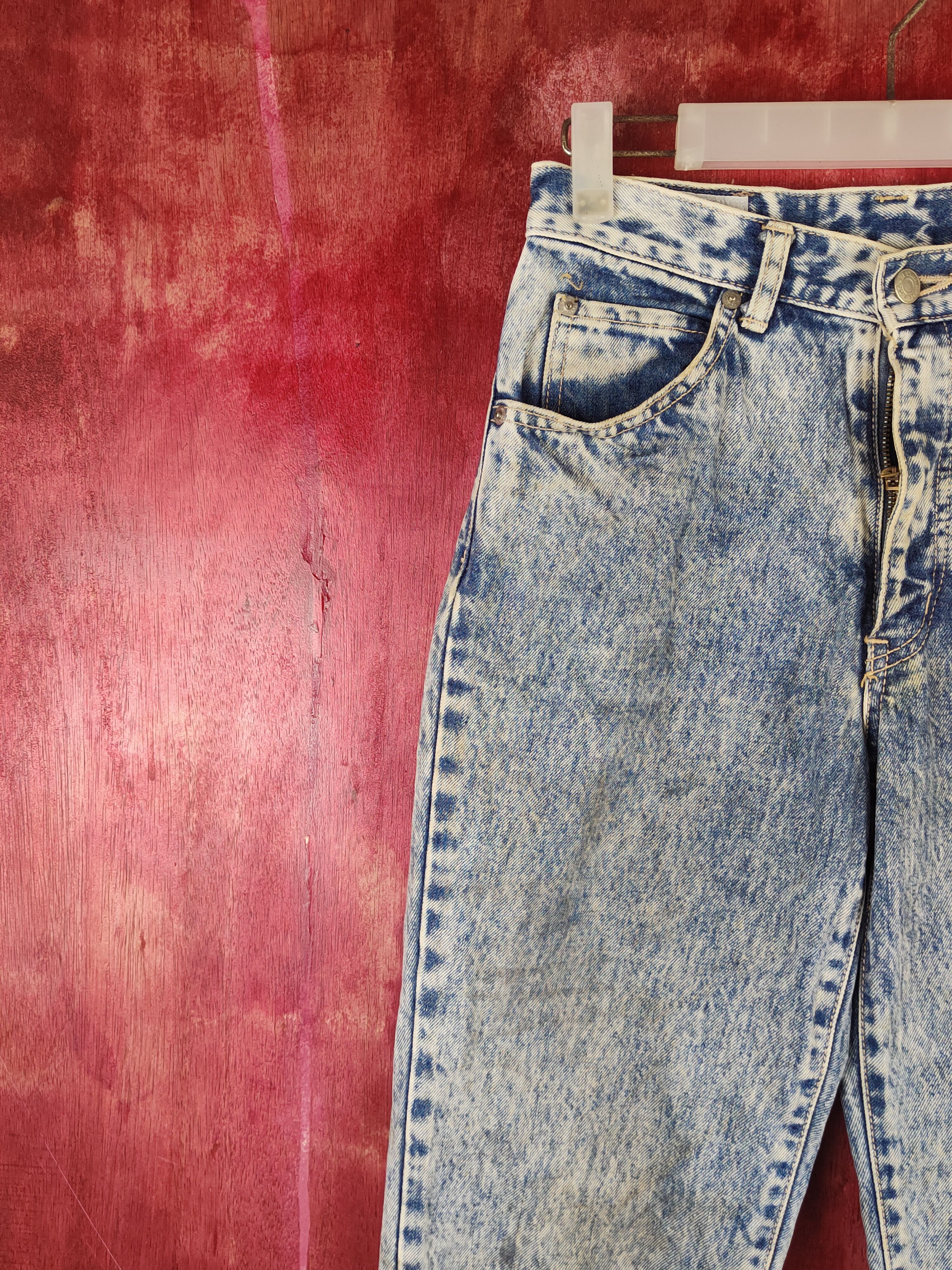 Edwin Edwin Blue Faded Distressed Ripped Jeans #S2360 Size US 27 - 3 Thumbnail