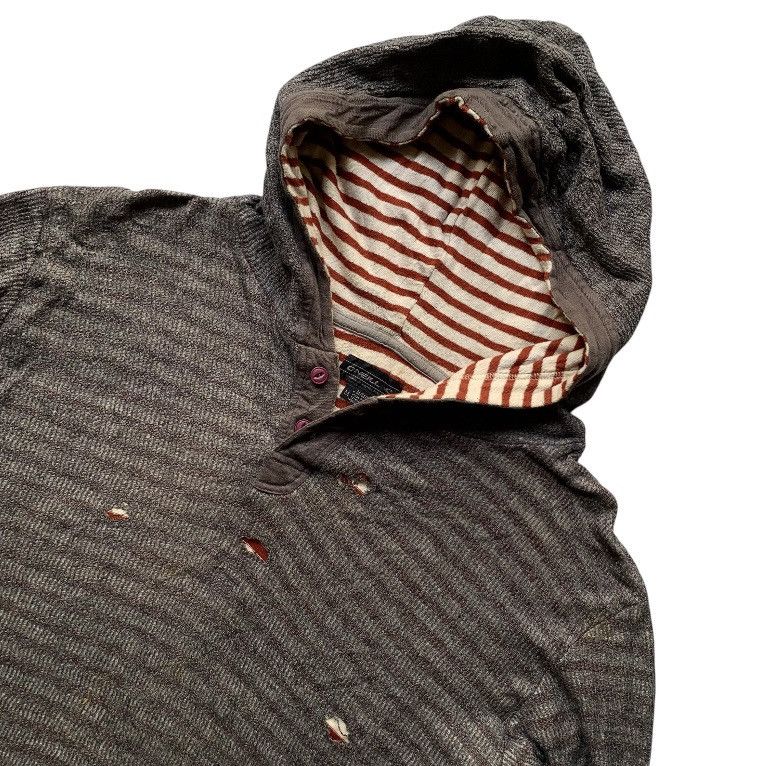 O'Neill Vintage o’neill double layer ripped hoodie y2k grunge style Size US L / EU 52-54 / 3 - 2 Thumbnail