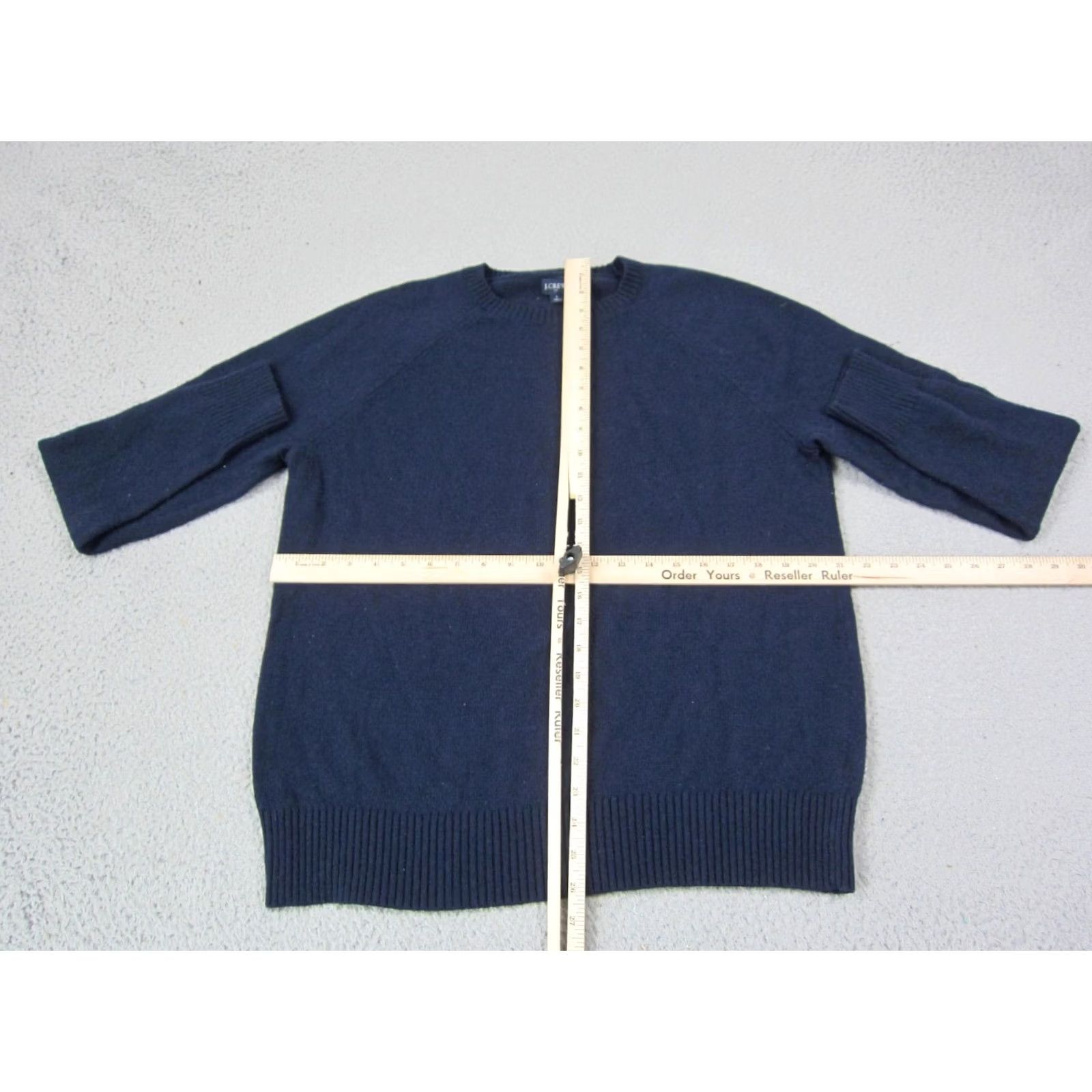 J.Crew J.CREW Sweater Shirt Mens L Blue Crewneck Pullover Wool Knit 90s Classic Vintage Not N/A Size US L / EU 52-54 / 3 - 4 Thumbnail