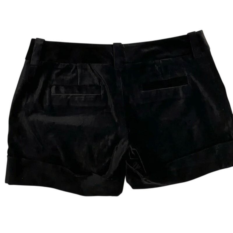 Oakton Limited The Limited Drew Fit Black Velvet Shorts Women Sz 8 Cuffed Size 30" / US 8 / IT 44 - 3 Thumbnail