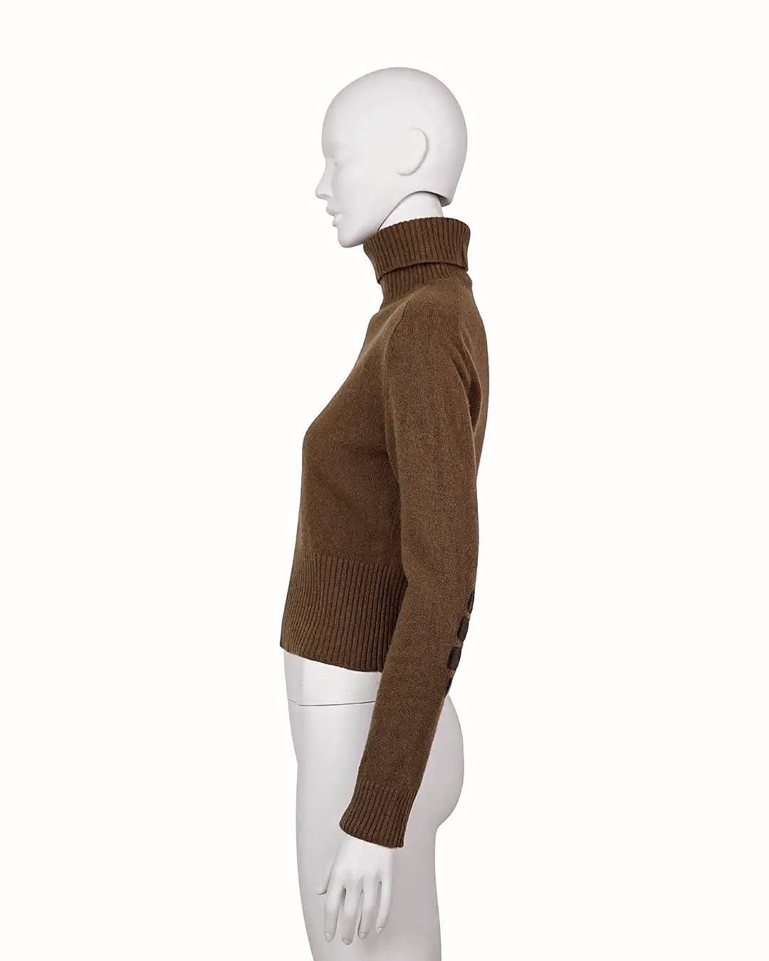 Prada prada cropped turtle neck wool sweater Size S / US 4 / IT 40 - 3 Thumbnail