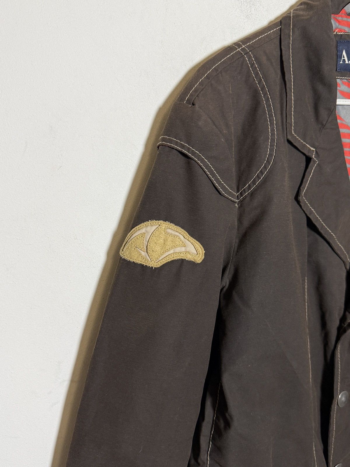 Giorgio Armani Armani waxed/polyurethane-coated multipocket field jacket Size US L / EU 52-54 / 3 - 8 Thumbnail