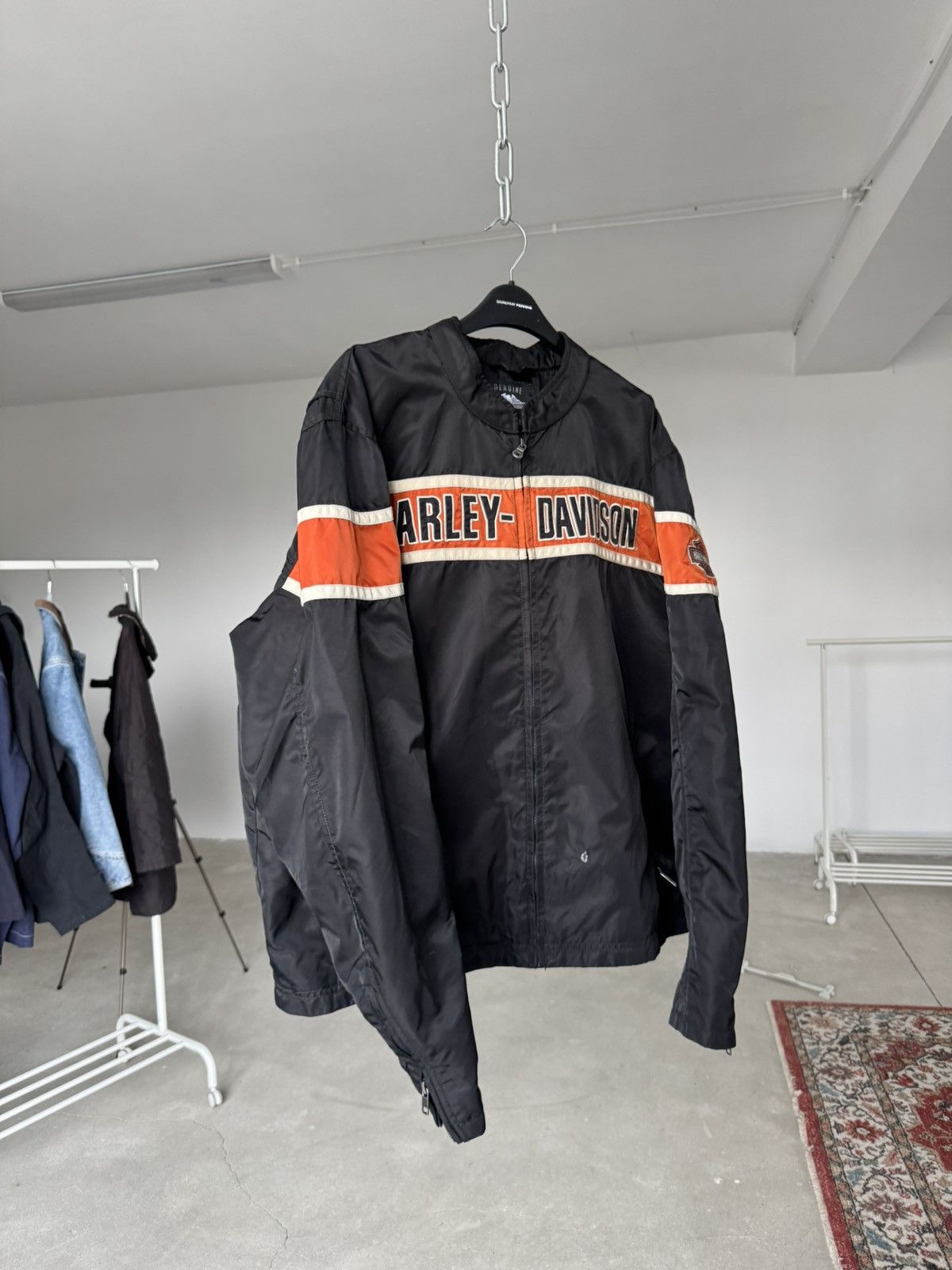 Harley Davidson × Vintage Vintage Harley Davidson Moto Jacket Size US L / EU 52-54 / 3 - 5 Thumbnail