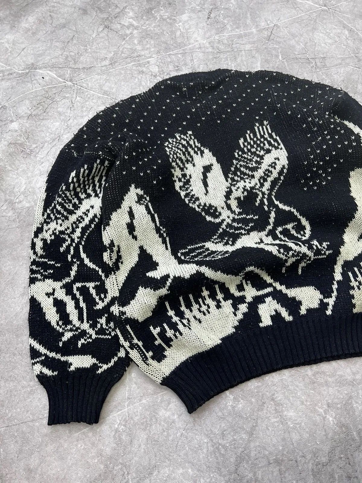 Carlo Colucci Rare Eagle Carlo colucci 3d knitted sweater rare Size US M / EU 48-50 / 2 - 8 Thumbnail