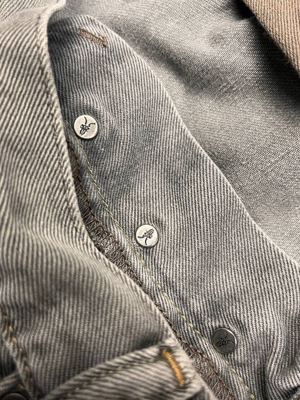 Allsaints × Vintage VINTAGE ALLSAINTS GRAY FLARED AVANTGARDE ARCHIVAL JEANS 36 Size US 36 / EU 52 - 8 Thumbnail