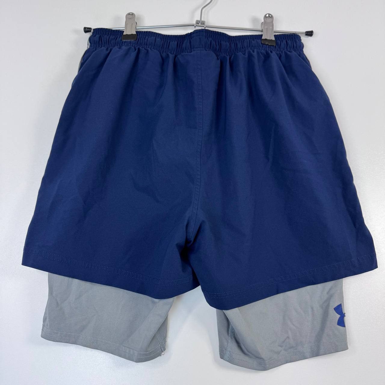 Under Armour Under Armour Mens 2 In 1 Running Shorts Blue Compression M Size US 32 / EU 48 - 7 Thumbnail