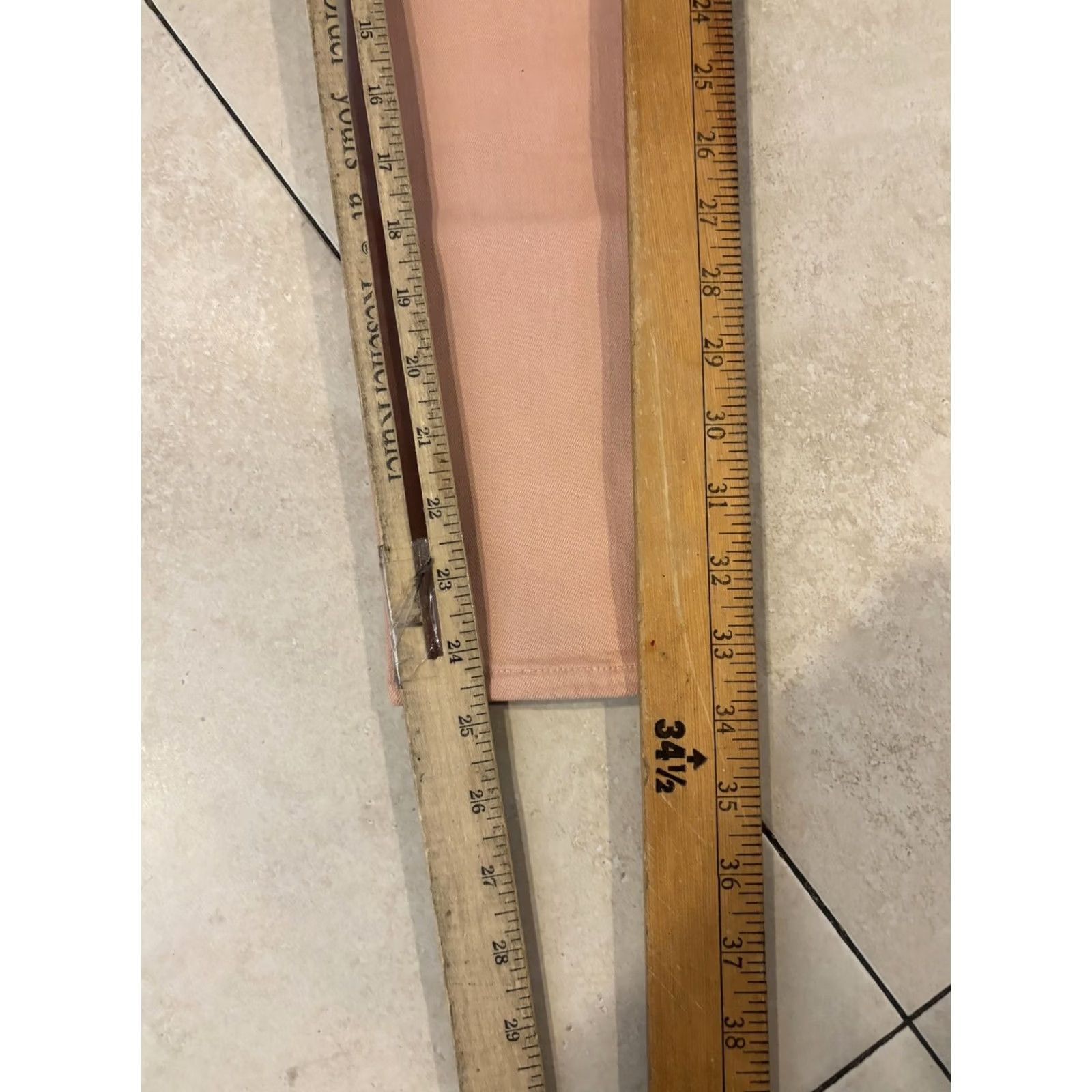 L'AGENCE L'Agence Jeans Womens Pink Skinny Stretch Light Wash Denim Ankle Pants USA Size 42" / US 20 - 6 Thumbnail