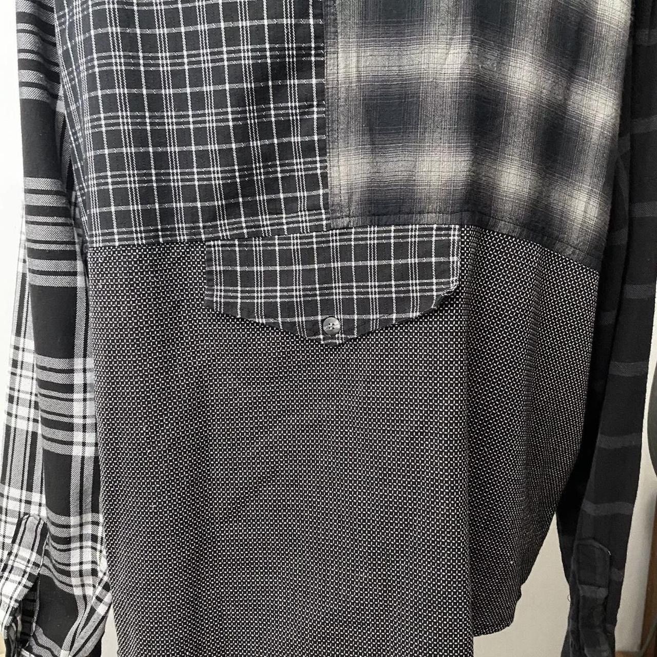 Jon Stan NYC JON STAN NYC Plaid Patchwork Woven Button Down Shirt mens XL Size US XL / EU 56 / 4 - 5 Thumbnail
