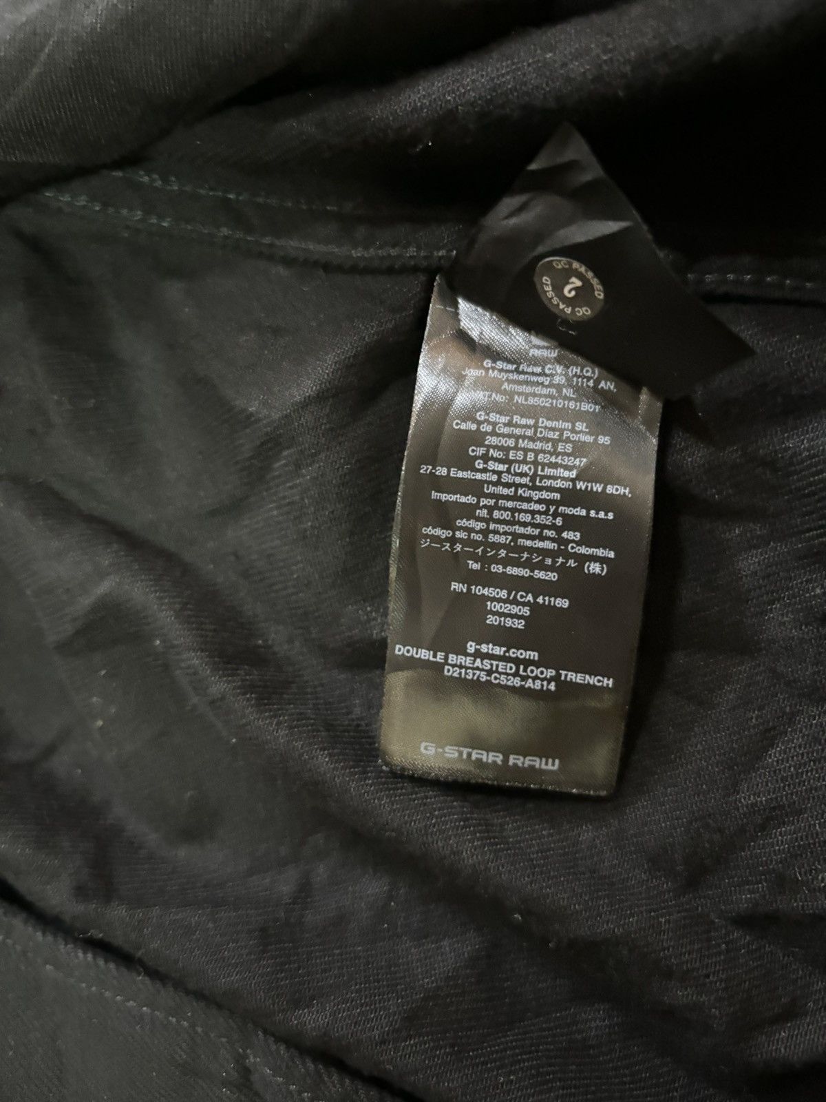 Designer × G-Star G-star Raw denim parkas Size US L / EU 52-54 / 3 - 5 Thumbnail