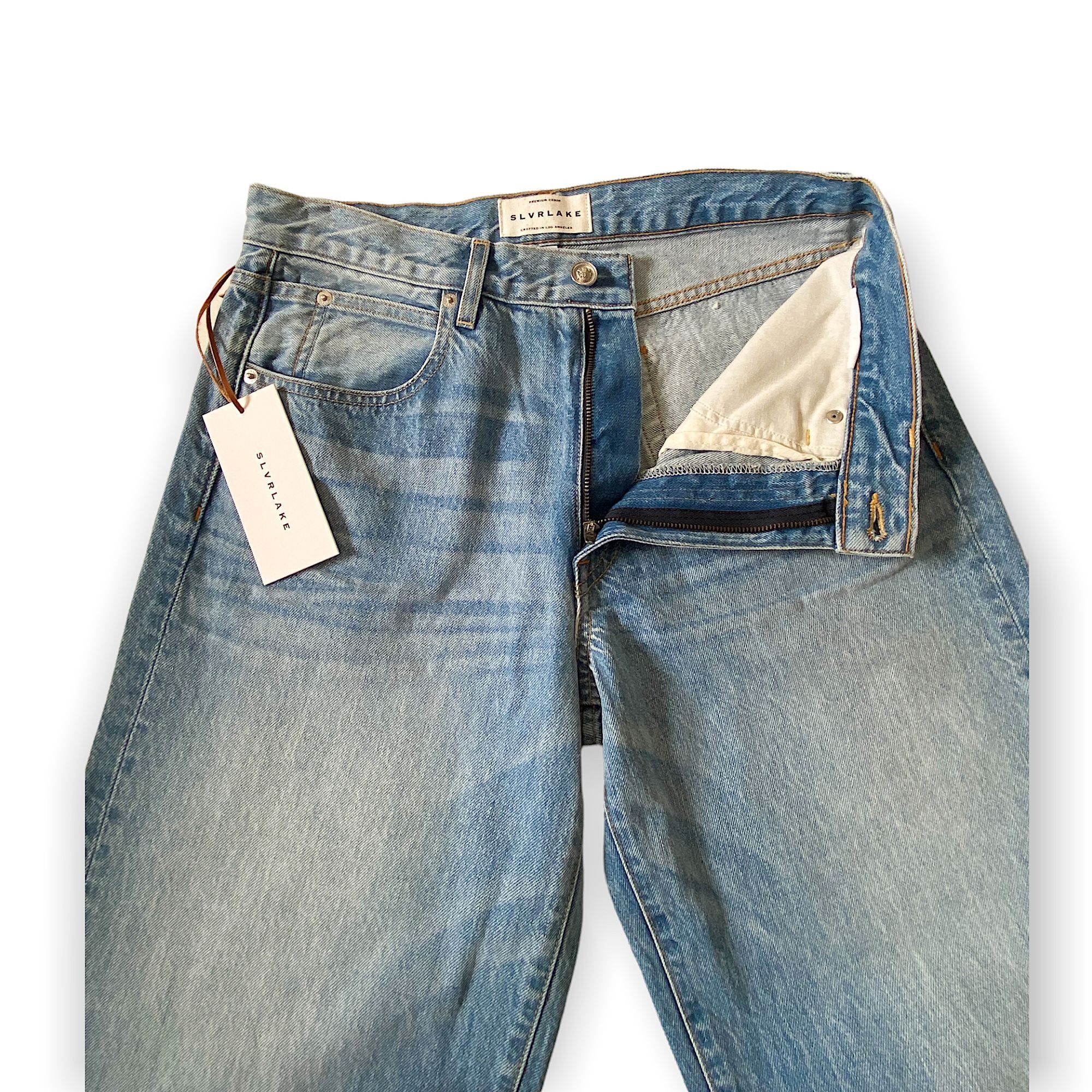 SLVRLAKE NWT SLVRLAKE Madison Wide Leg Cropped Jeans, Size 29 Size 29" - 7 Thumbnail